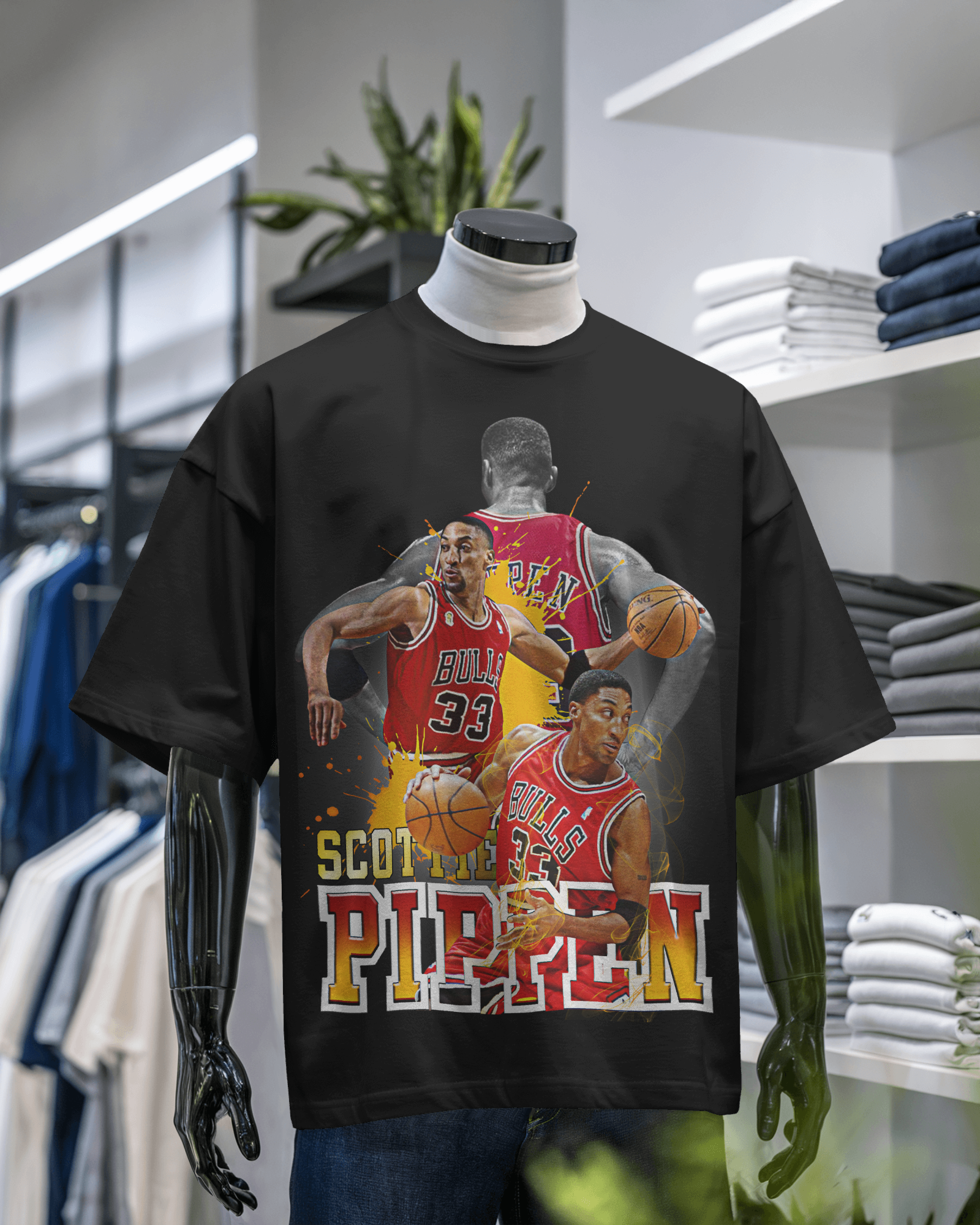 Scottie Pippen Chicago Bulls Graphic T-Shirt
