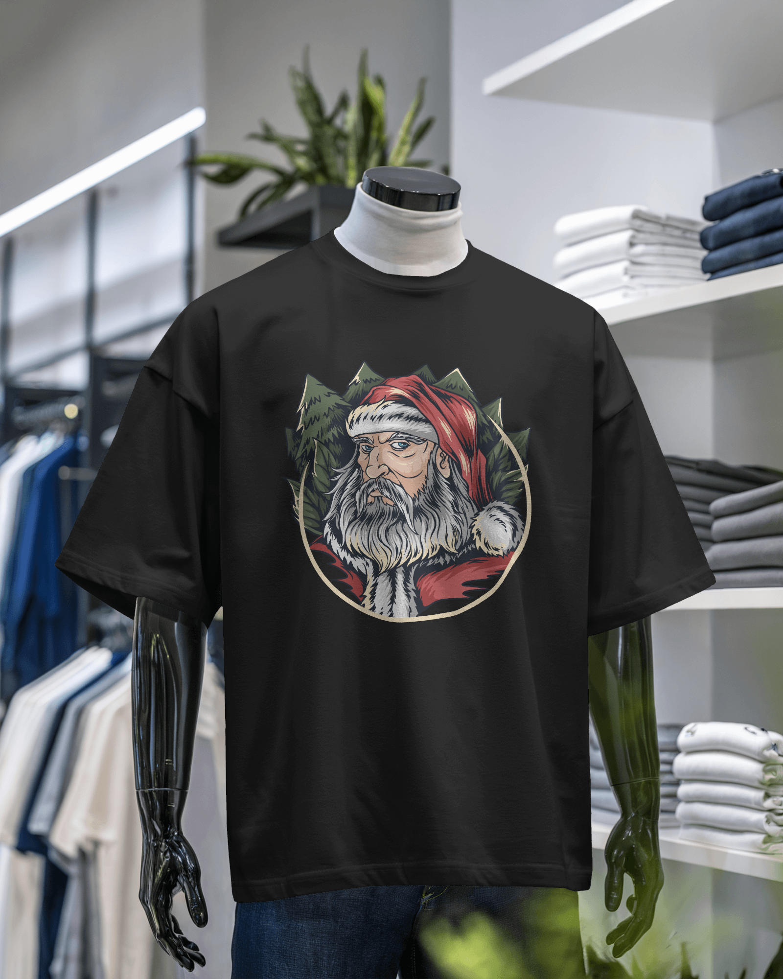 Santa Claus Graphic T-Shirt