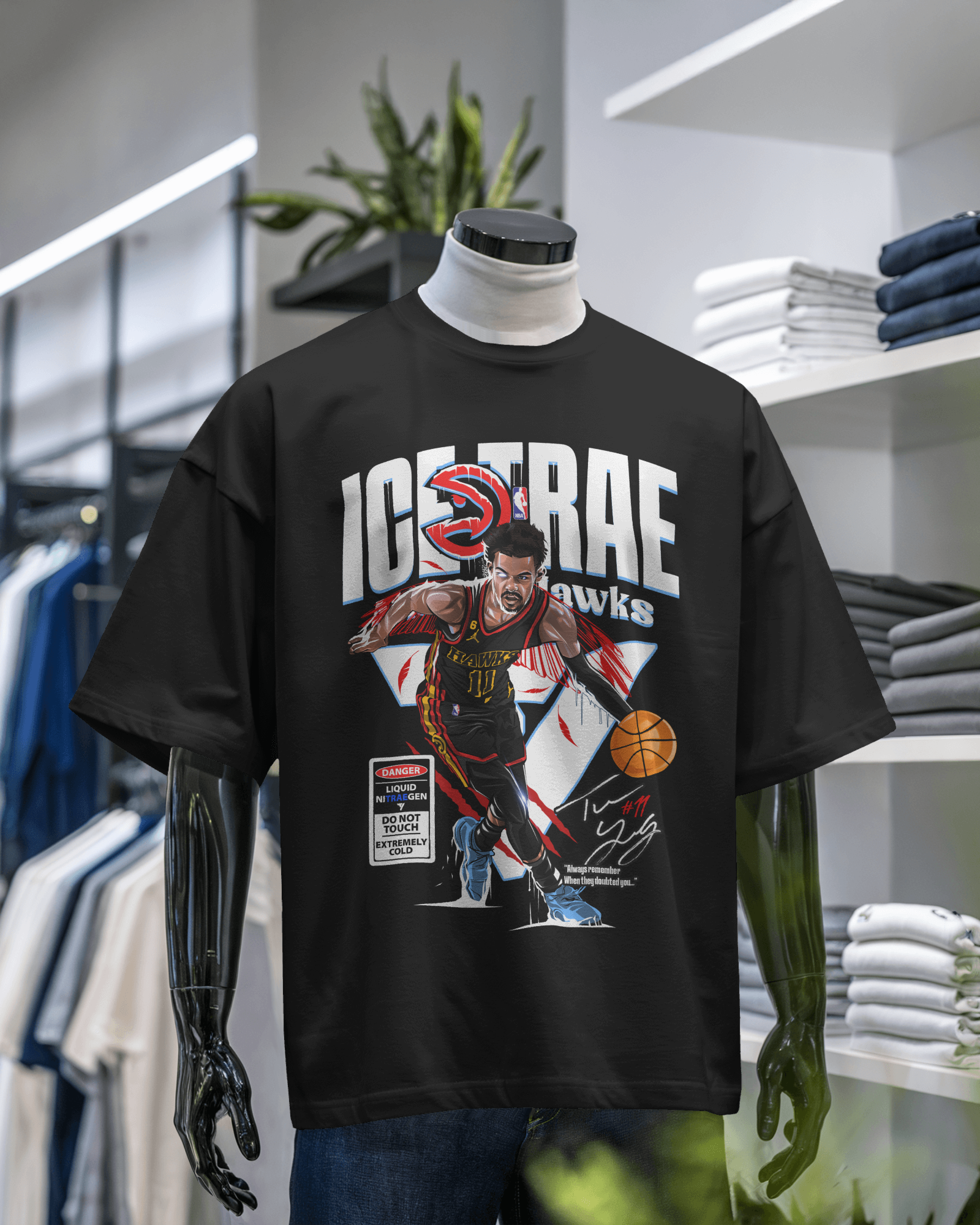 Ice Trae Hawks Graphic T-Shirt