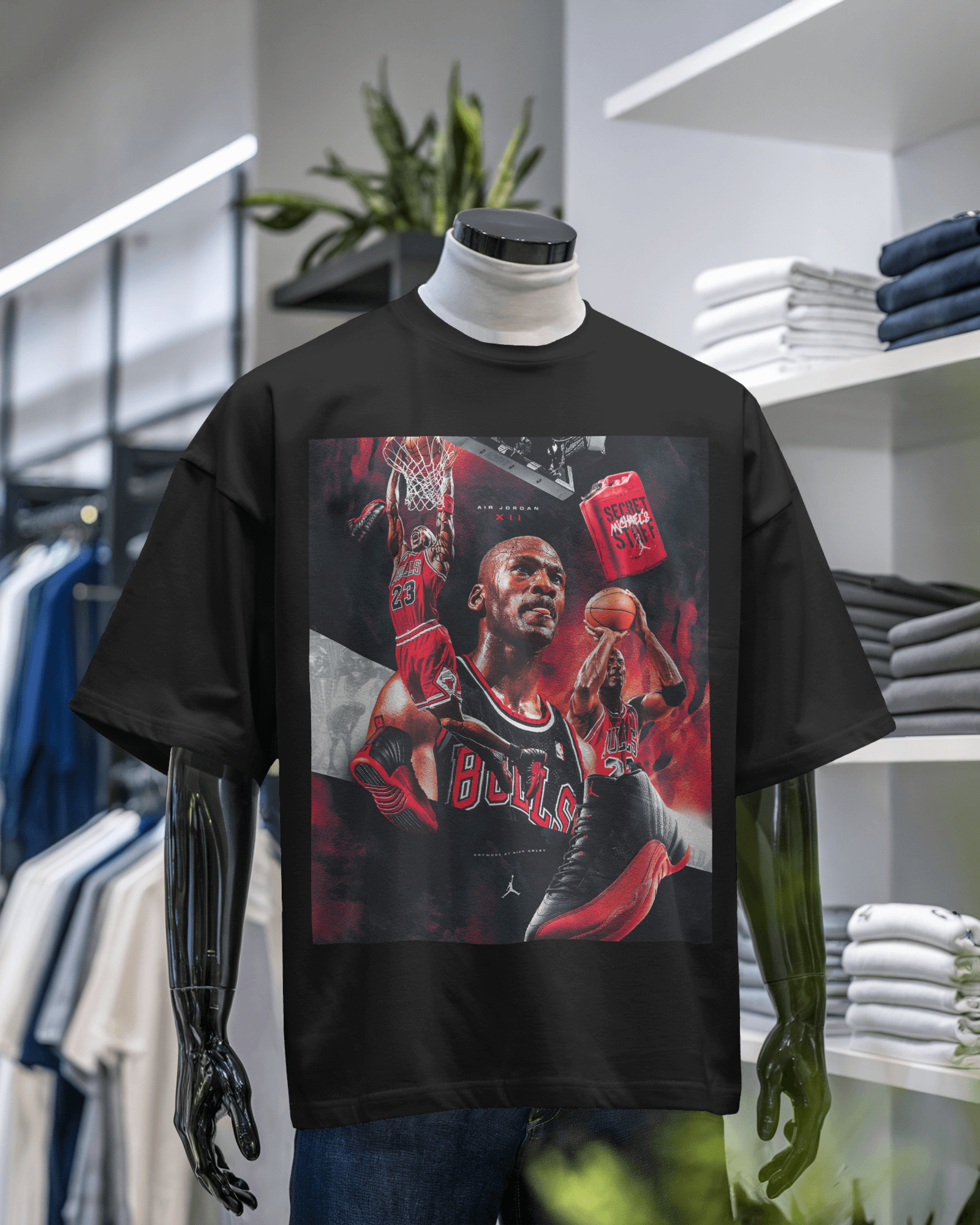 Chicago Bulls Basketball Graphic T-Shirt