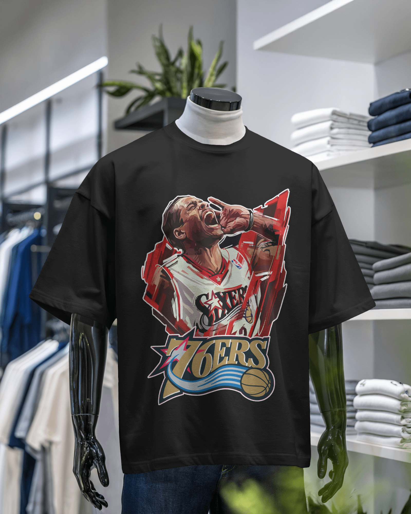 Sixers Basketball Graphic Tee