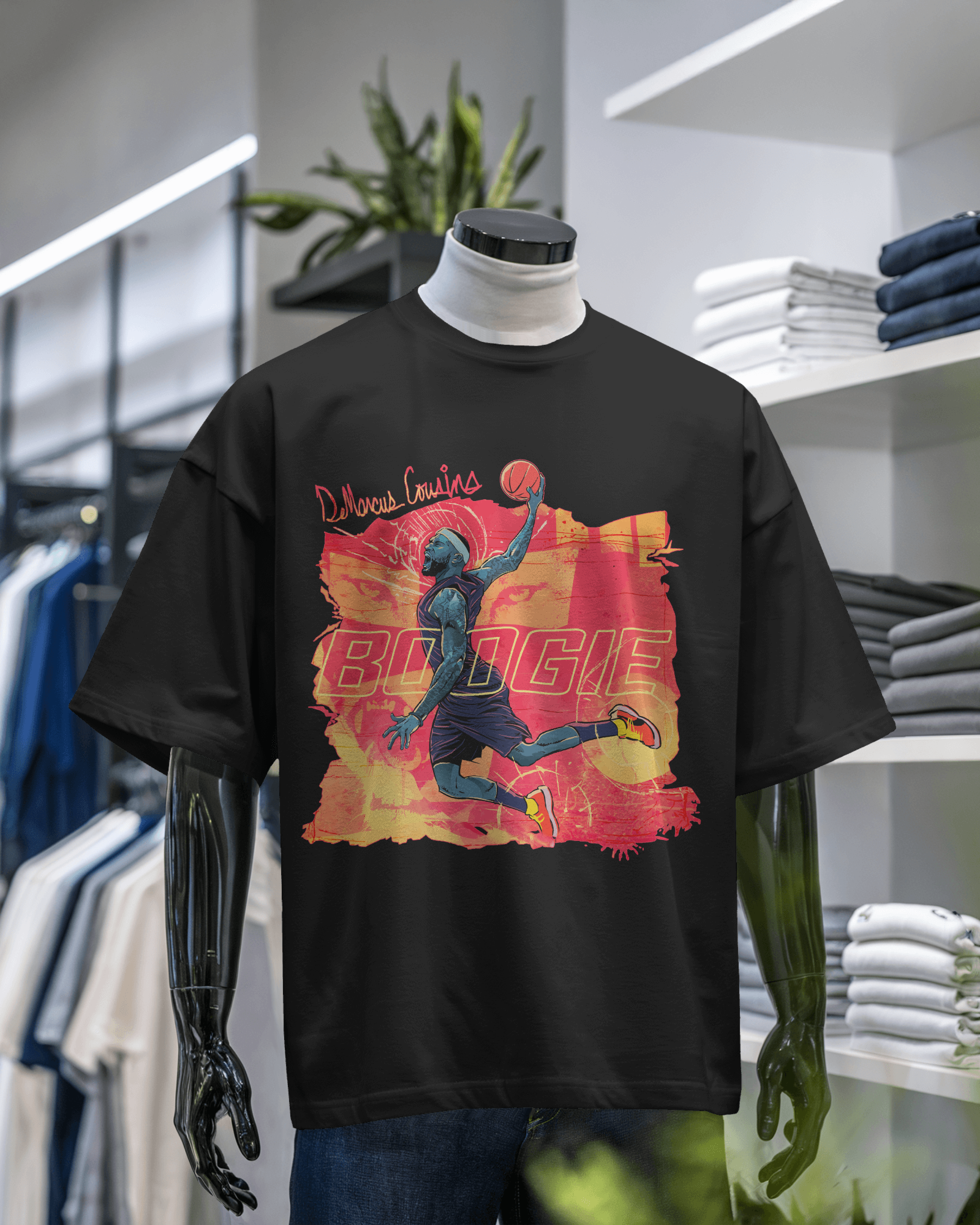 Demarcus Cousins Basketball Graphic T-Shirt
