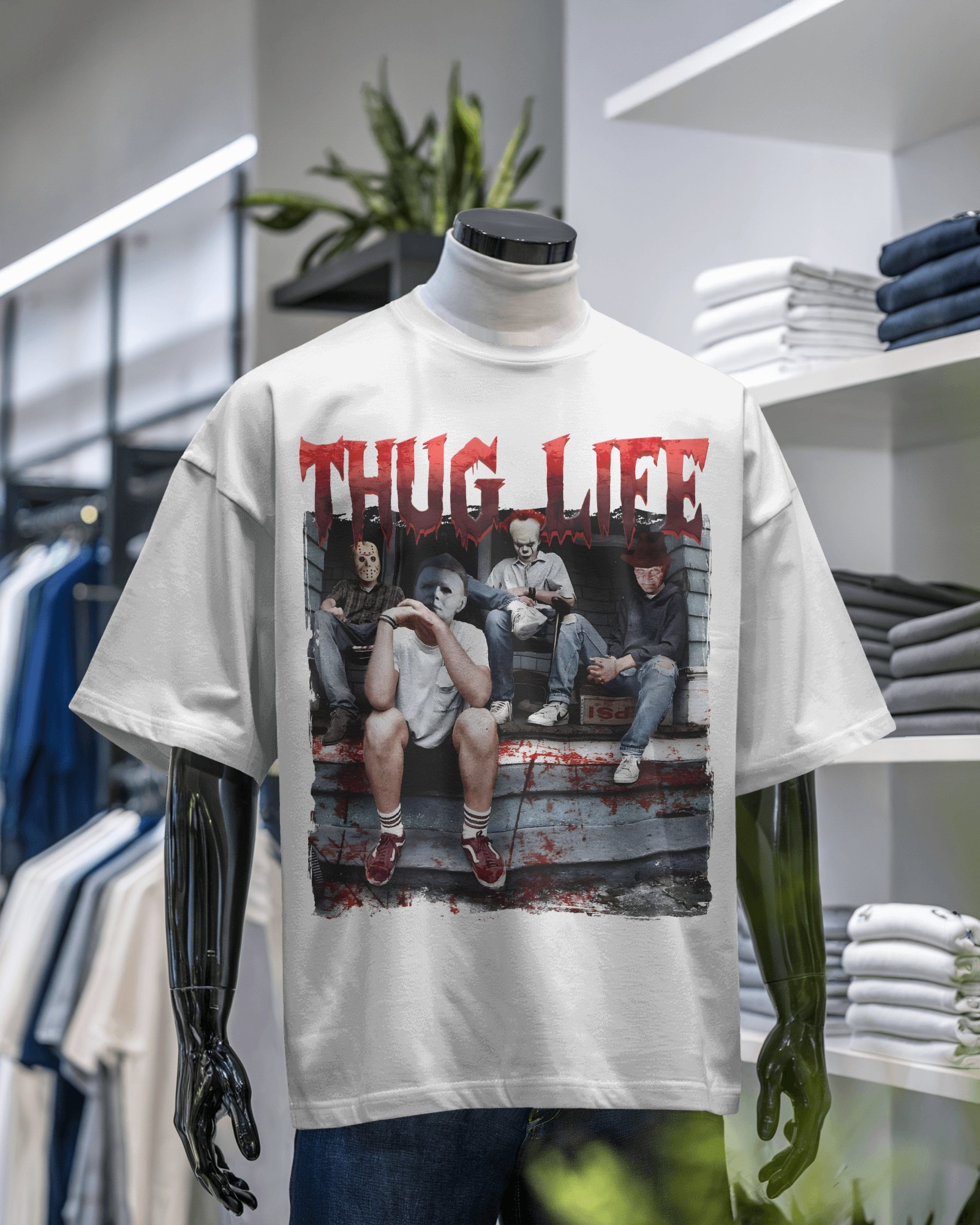 Thug Life Graphic T-Shirt