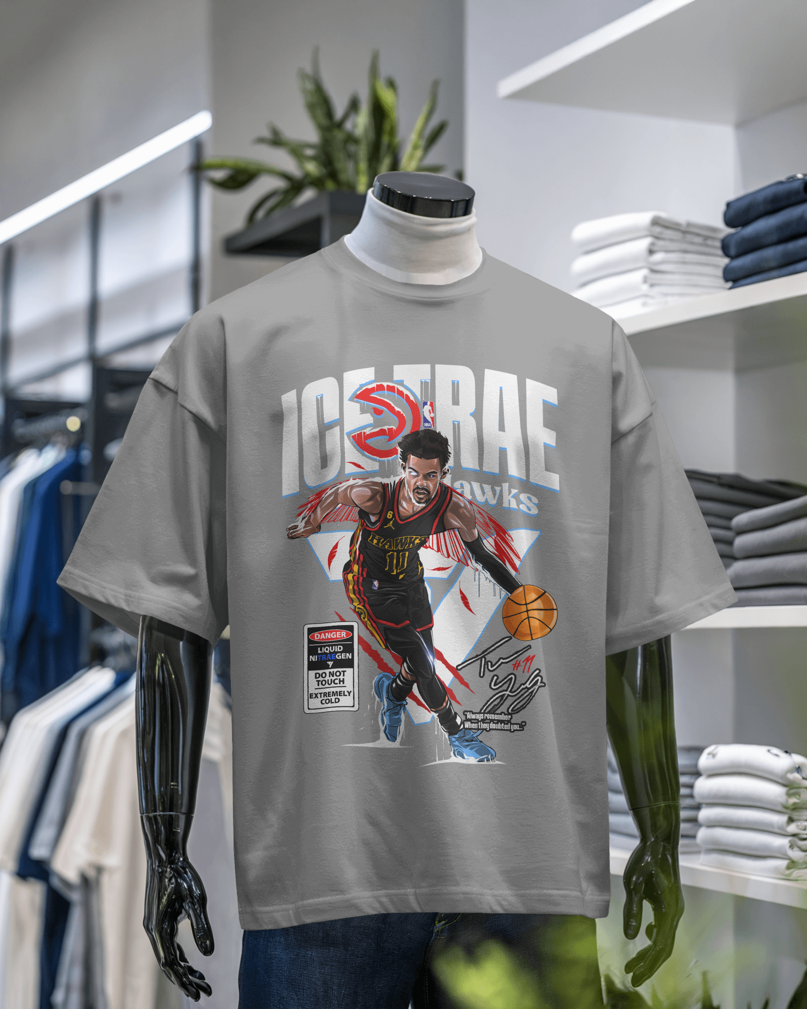 Ice Trae Hawks Graphic T-Shirt