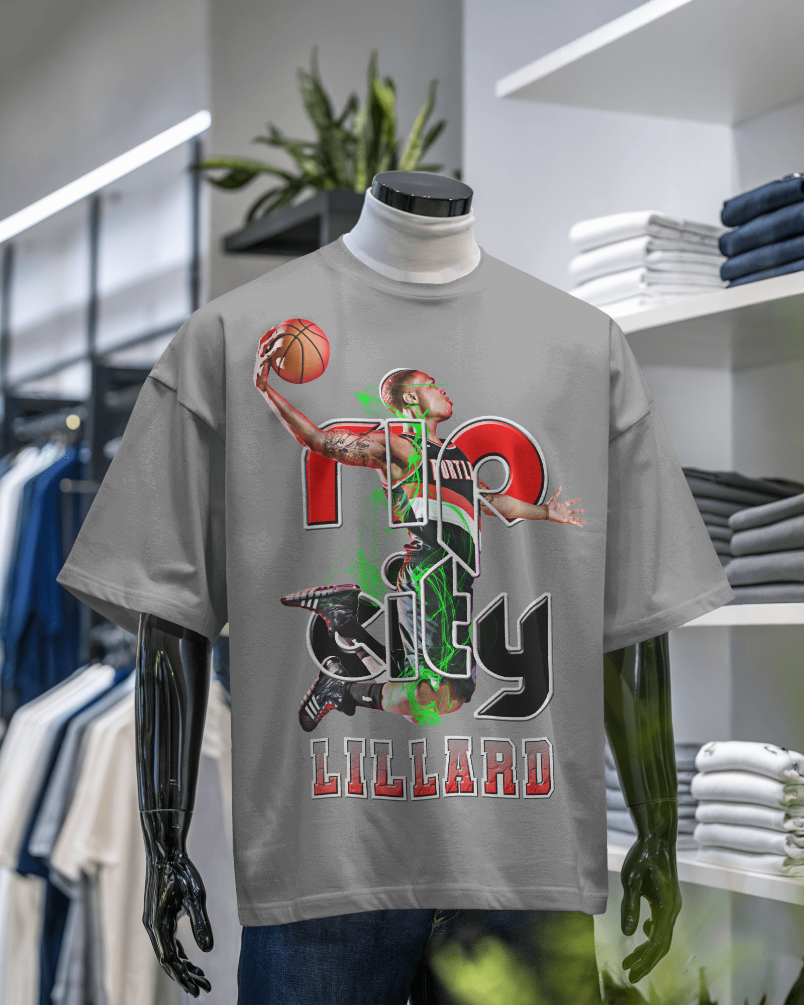 Rip City Lillard Basketball T-shirt