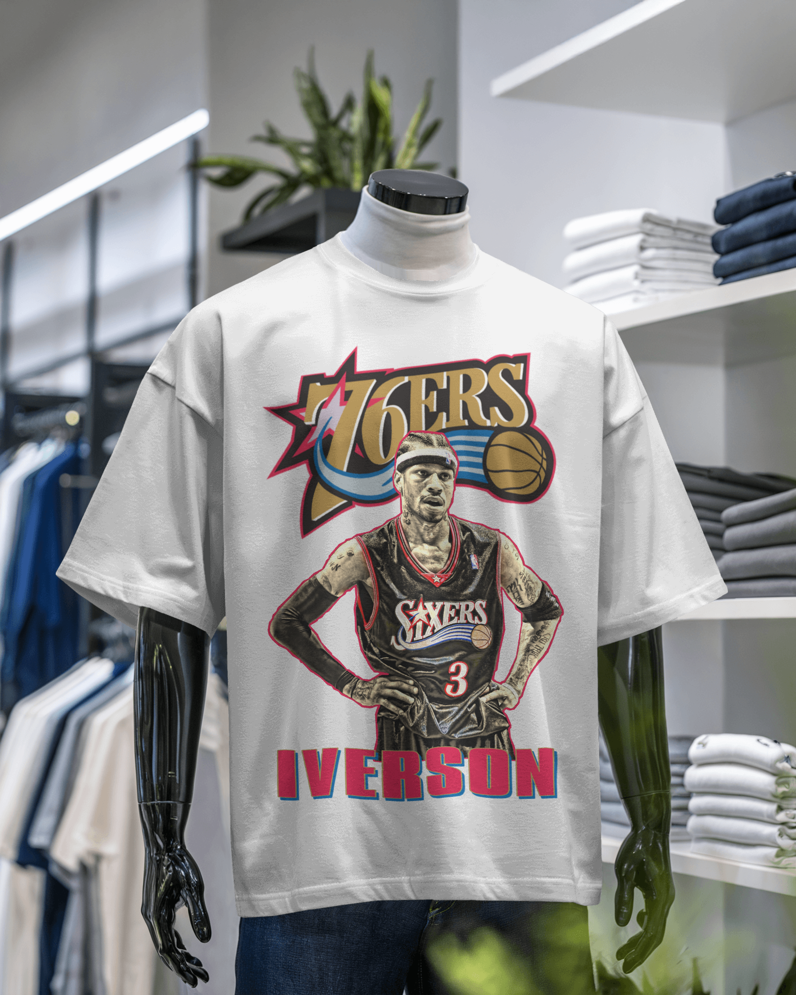 Allen Iverson 76ers Graphic T-Shirt