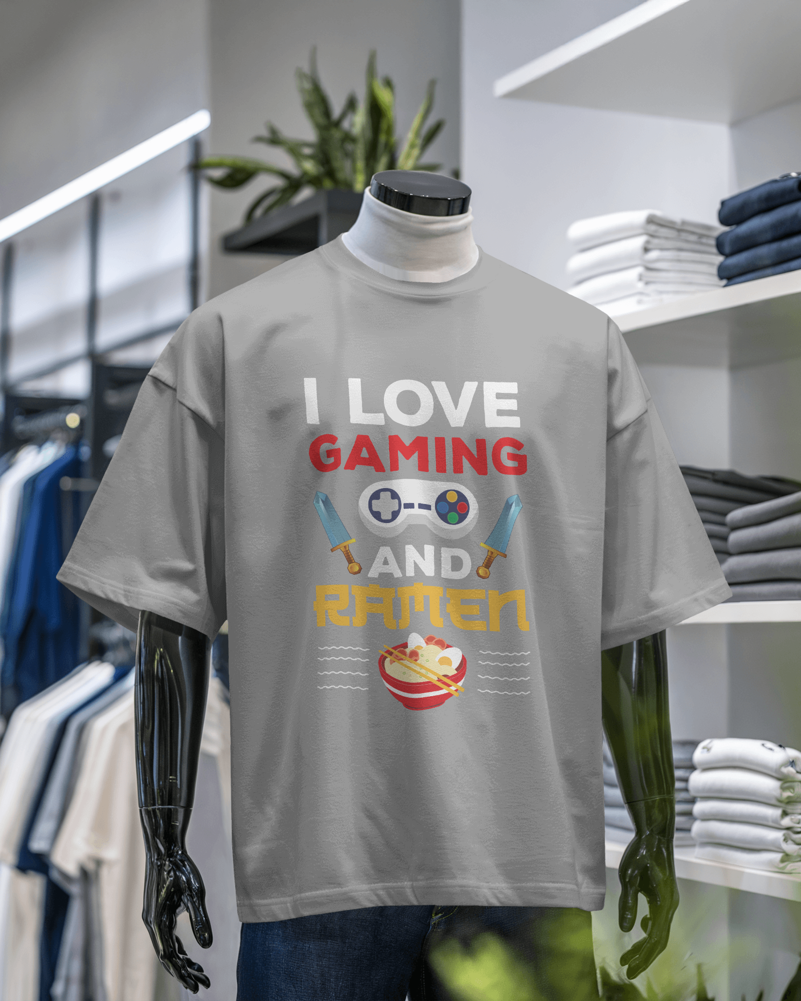 I Love Gaming and Ramen T-Shirt