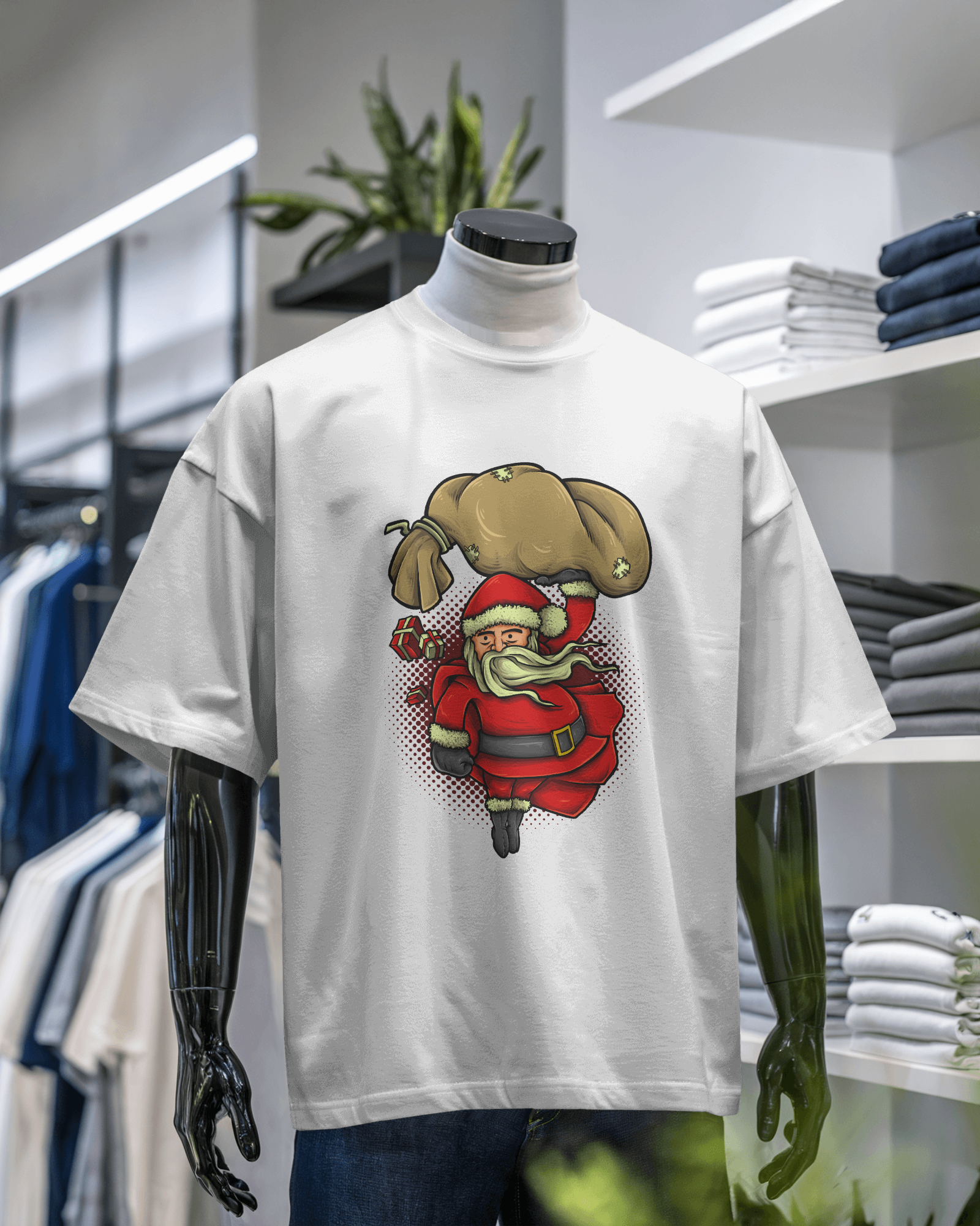 Santa Claus Graphic T-Shirt
