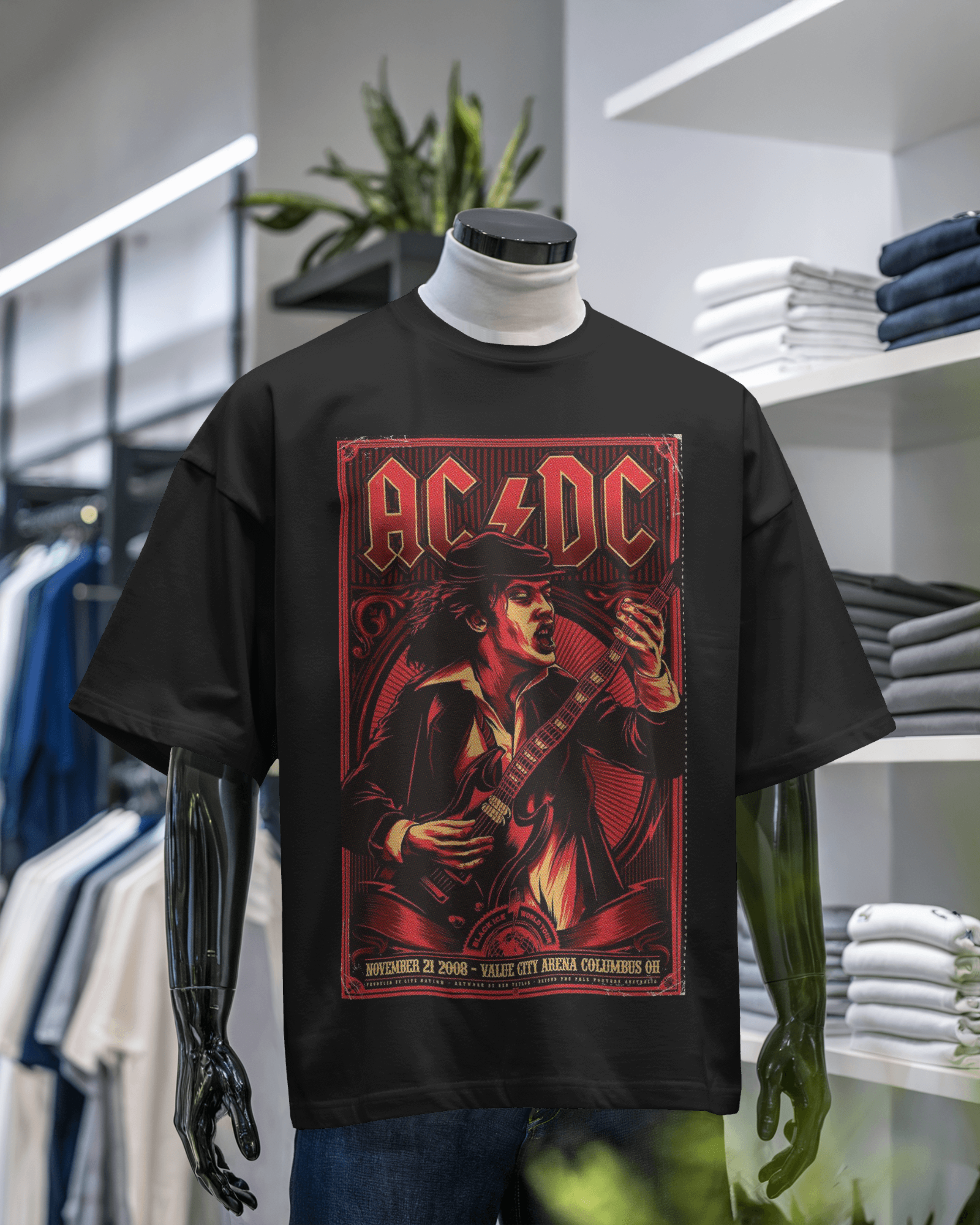 AC/DC Graphic Concert T-Shirt