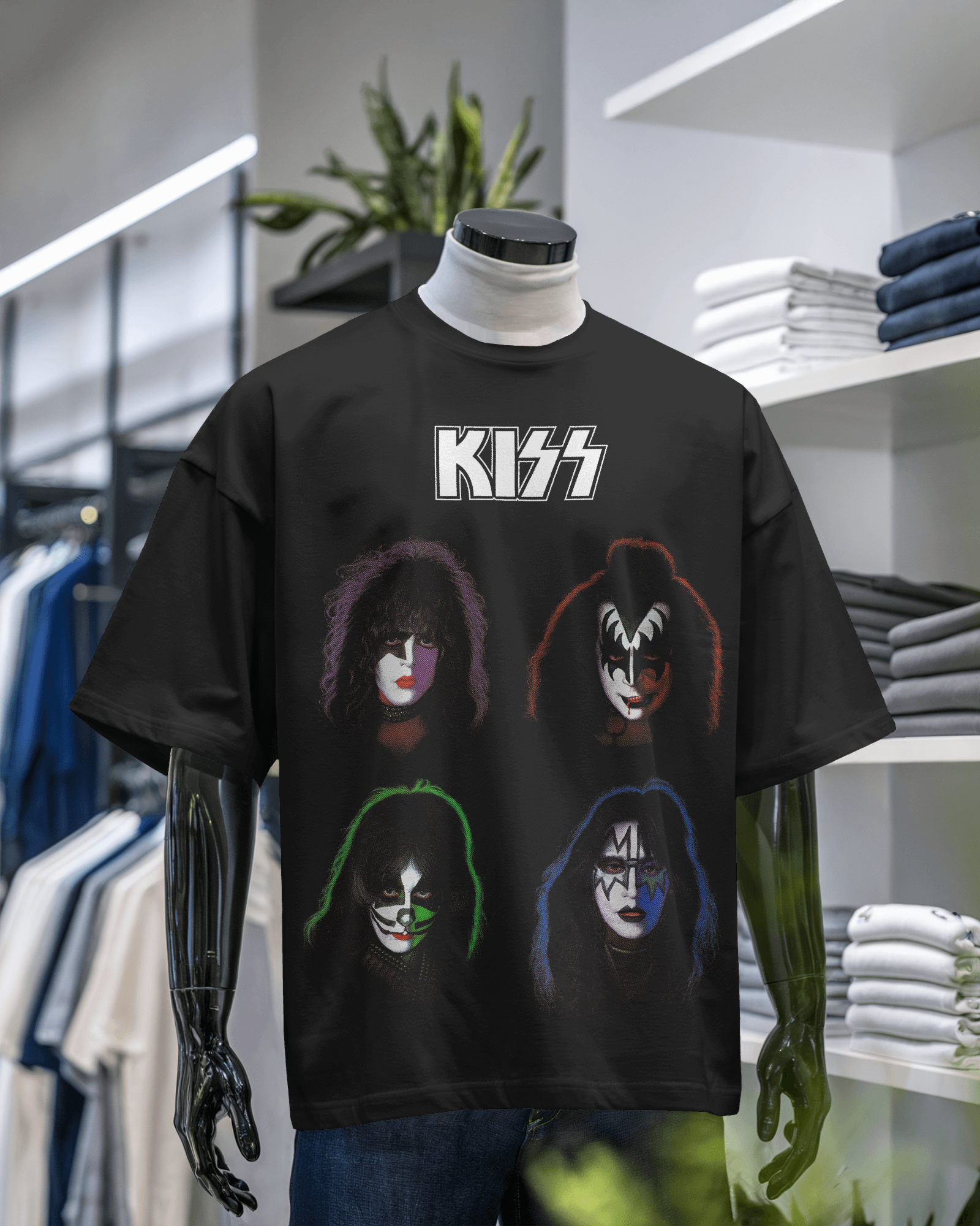 KISS Band Graphic T-Shirt