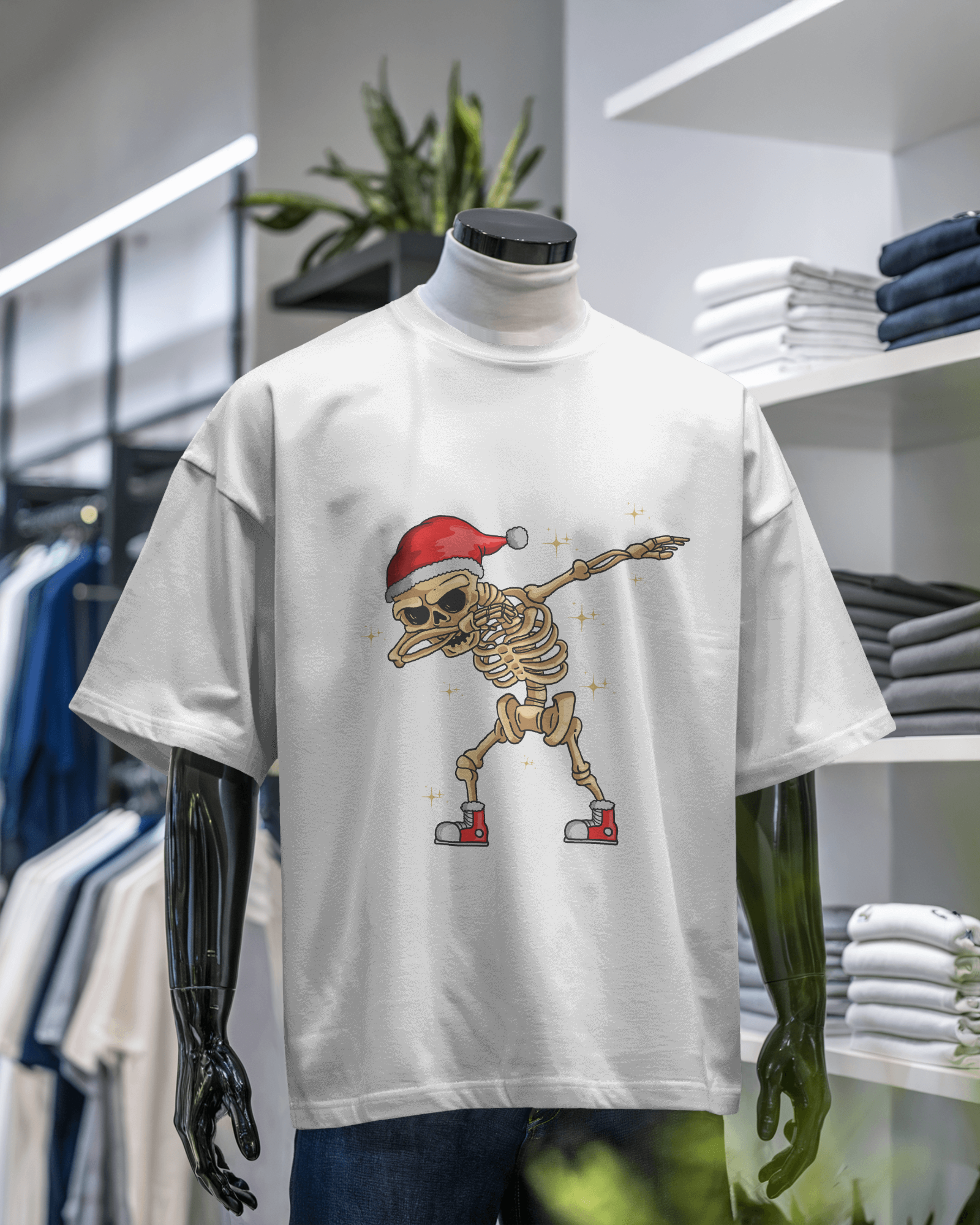 Skeleton Christmas Dab T-Shirt