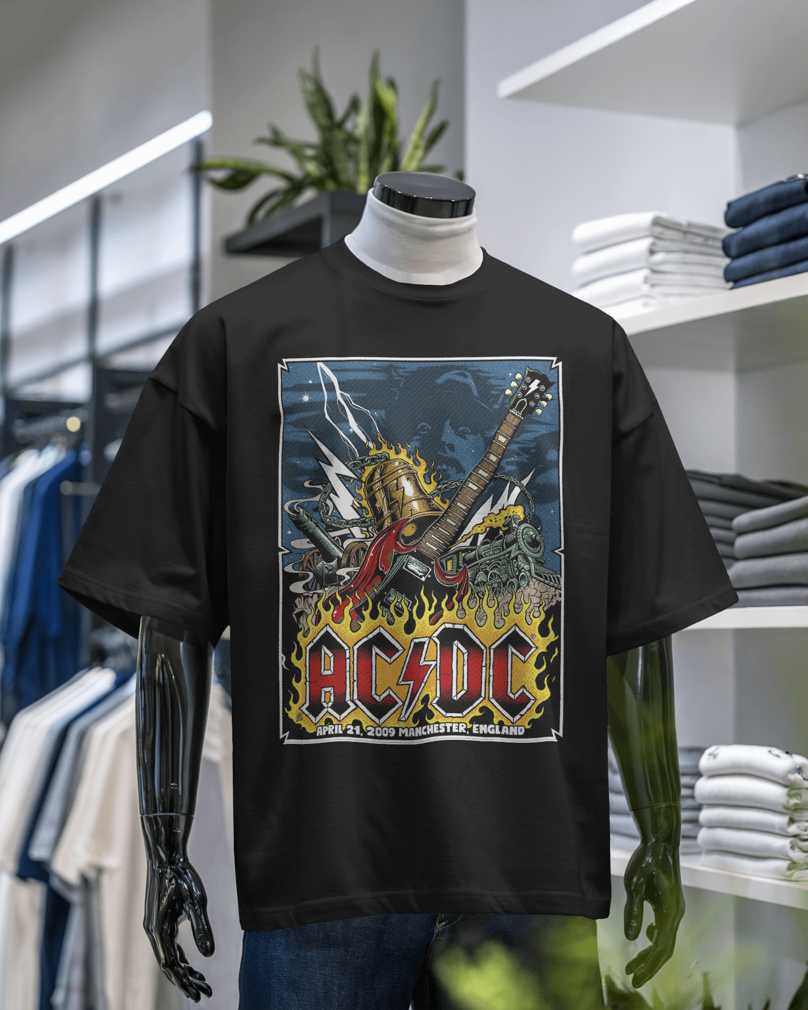AC/DC Band Graphic T-Shirt