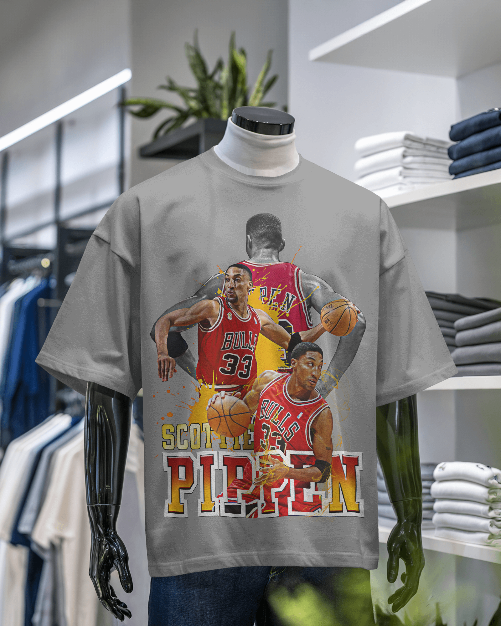 Scottie Pippen Chicago Bulls Graphic T-Shirt