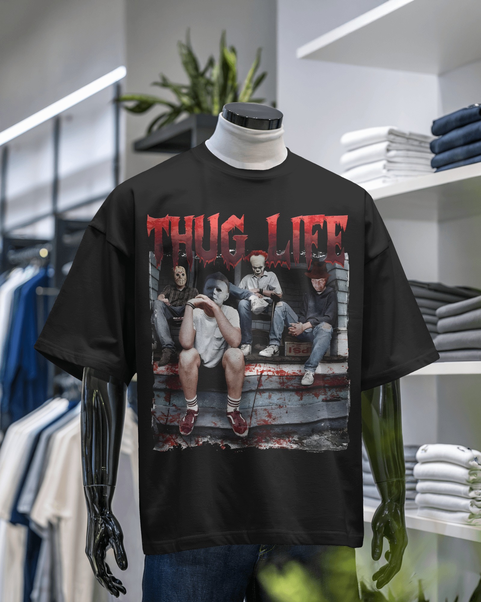 Thug Life Graphic T-Shirt