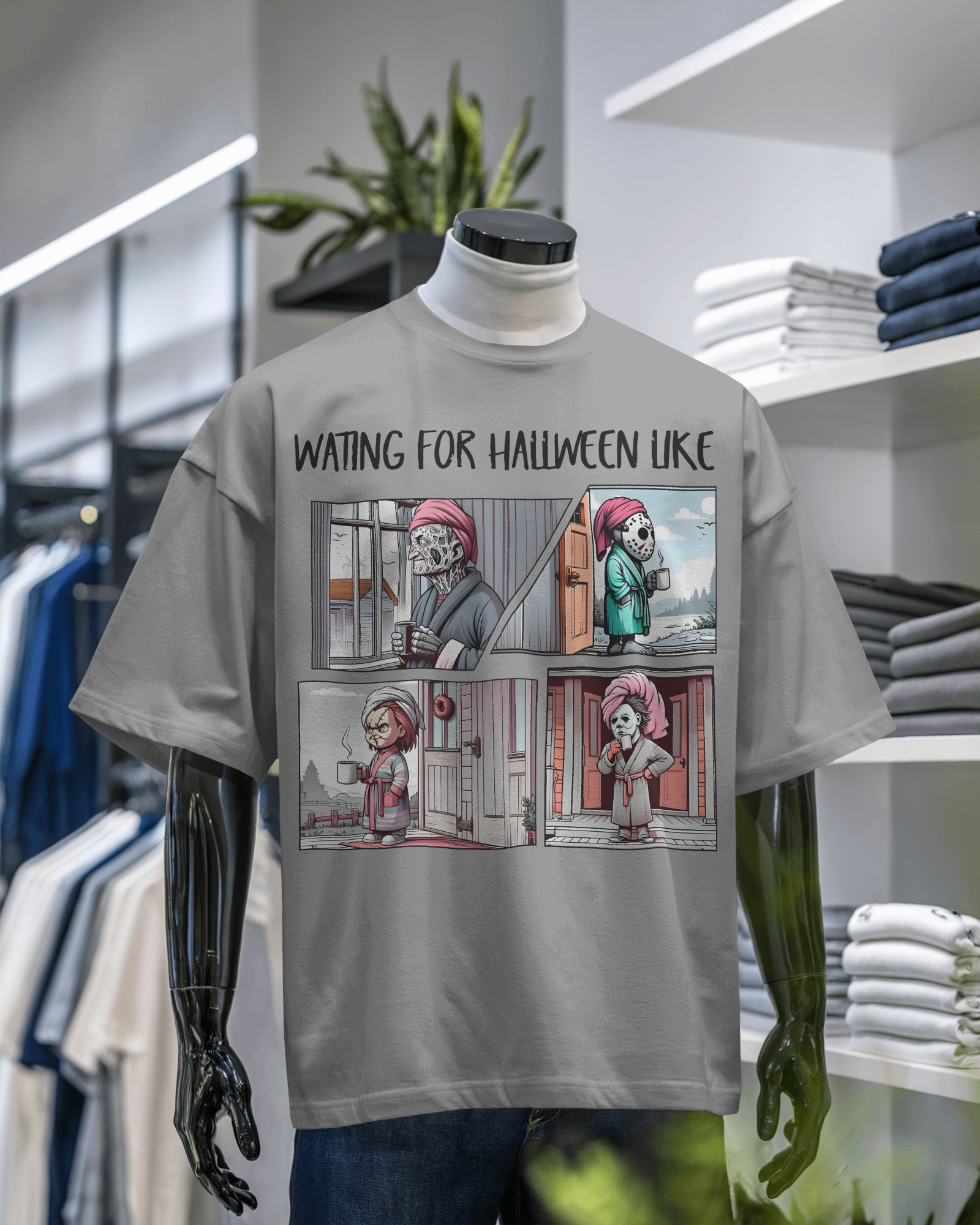Waiting For Halloween Like T-Shirt