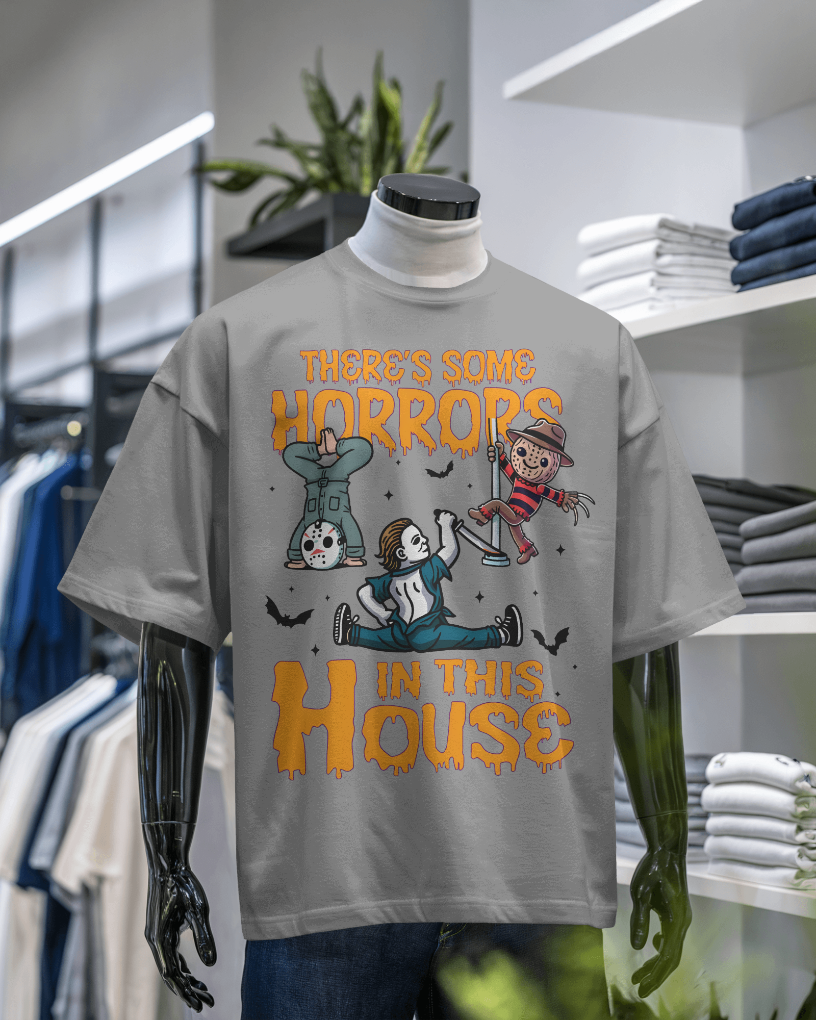 Horror-Themed Graphic T-Shirt