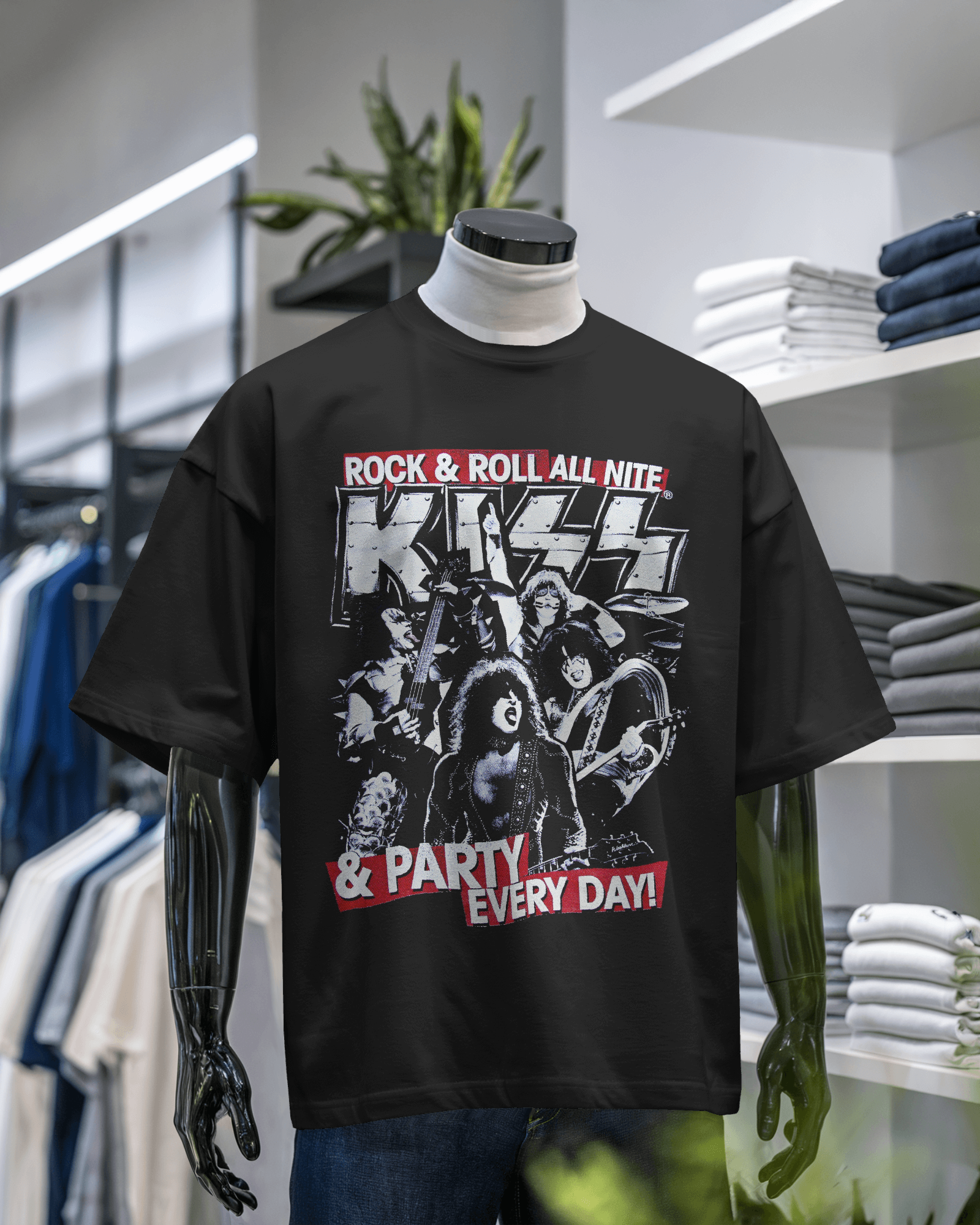 KISS Band Graphic T-Shirt