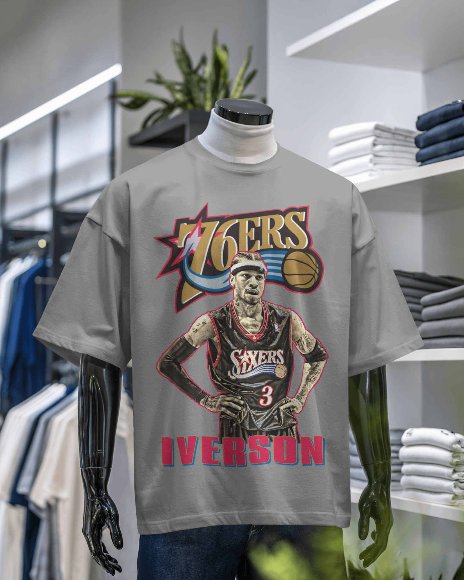 Allen Iverson 76ers Graphic T-Shirt