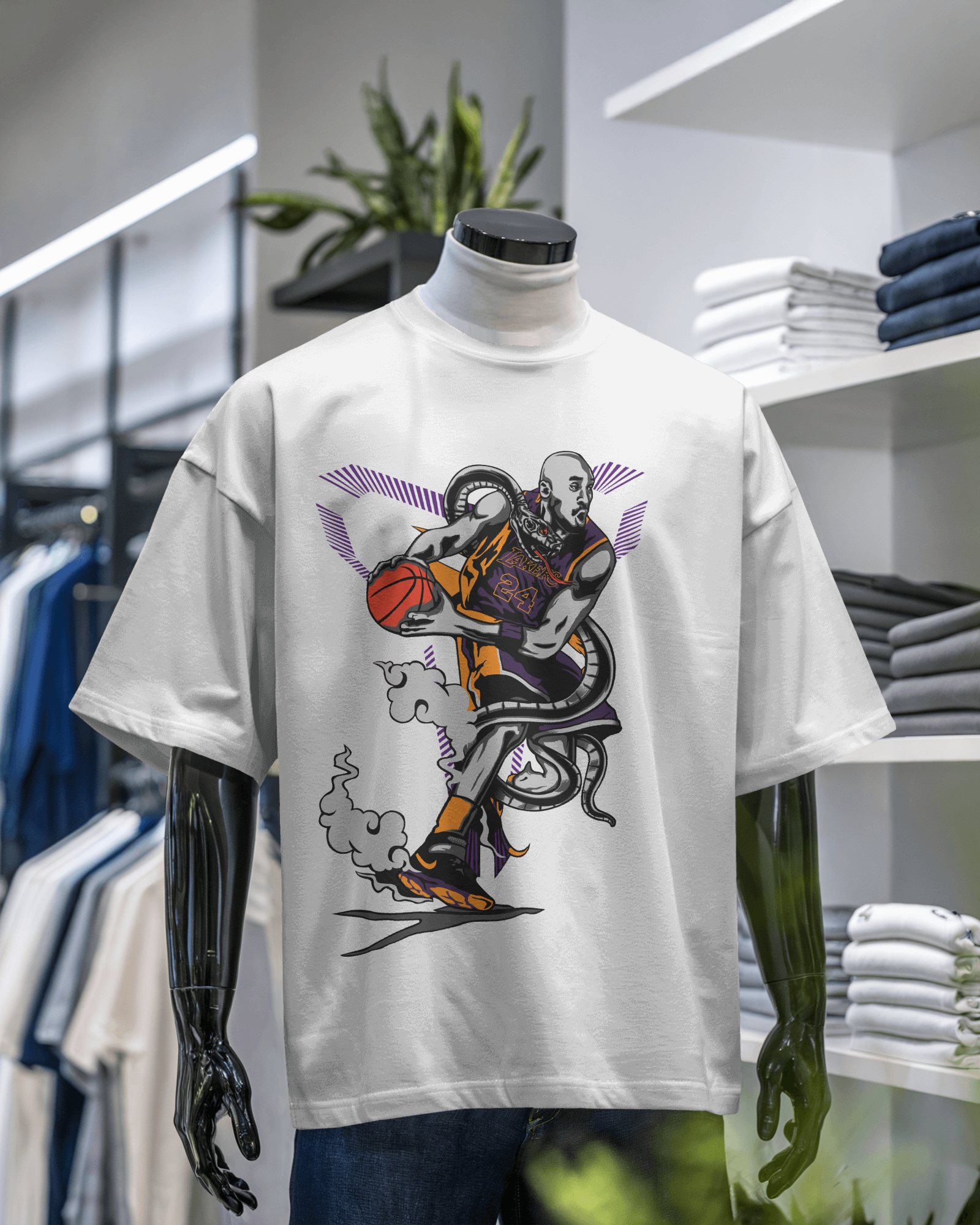 Kobe Bryant Basketball Legend Graphic T-Shirt