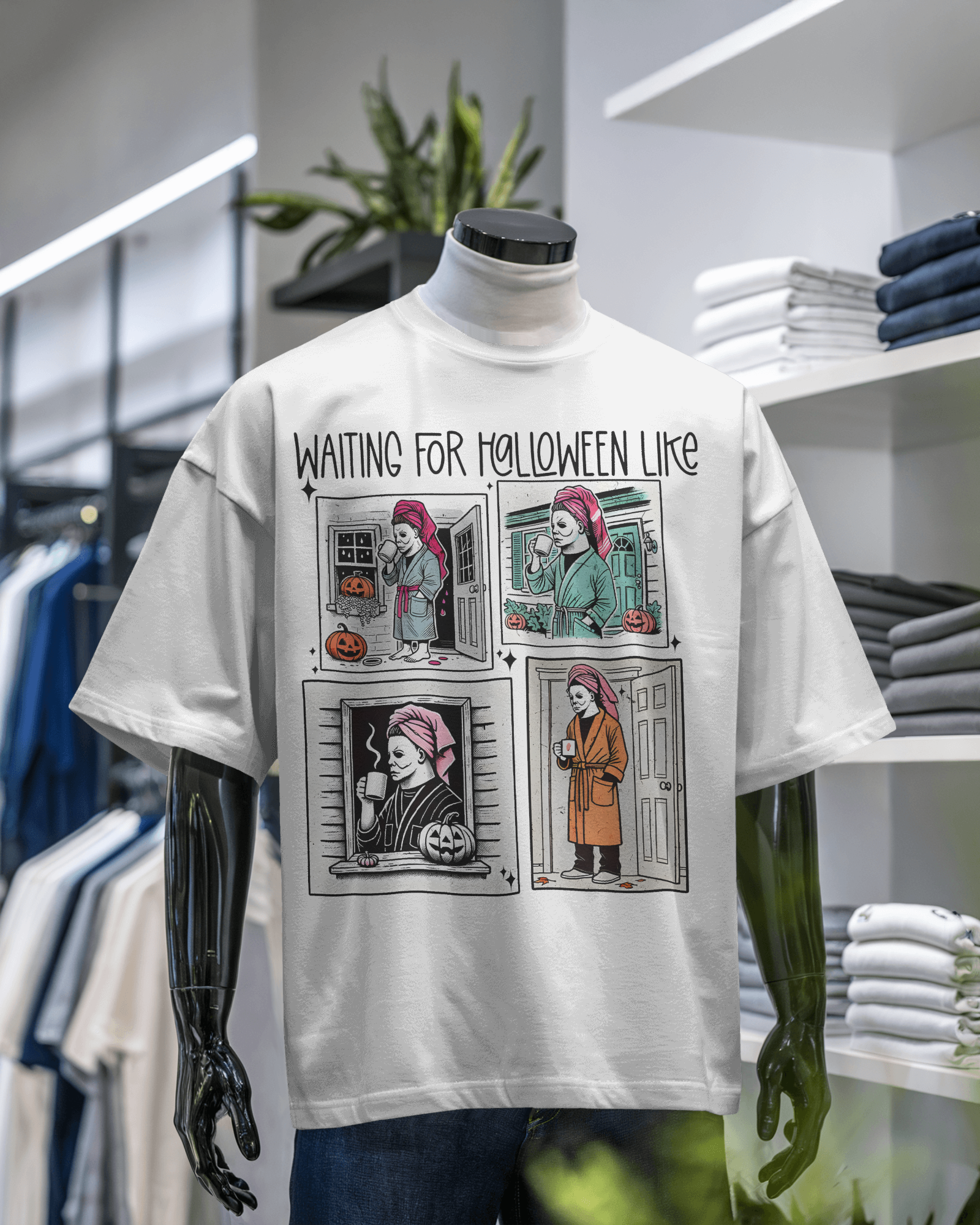 Waiting For Halloween Like T-Shirt