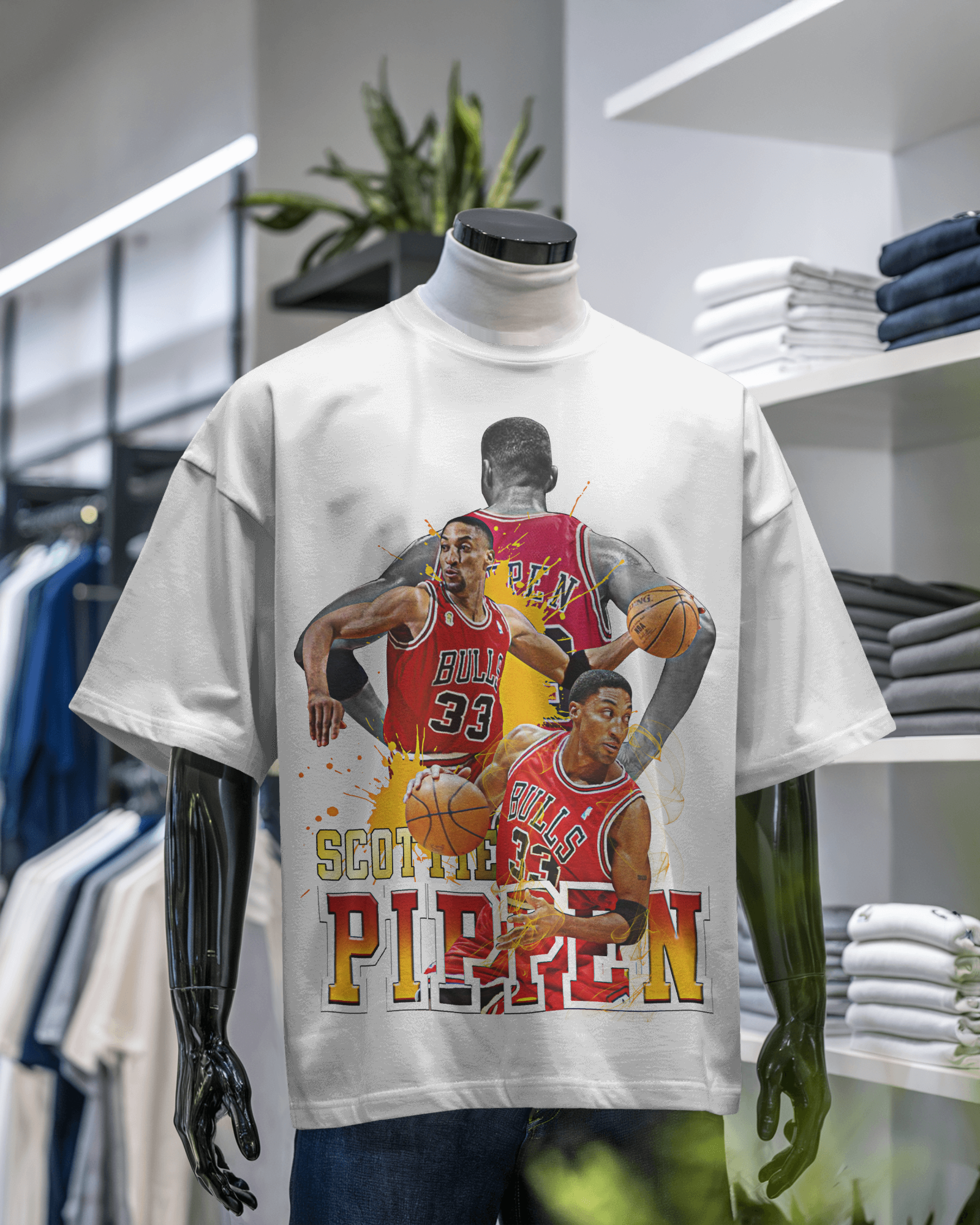 Scottie Pippen Chicago Bulls Graphic T-Shirt