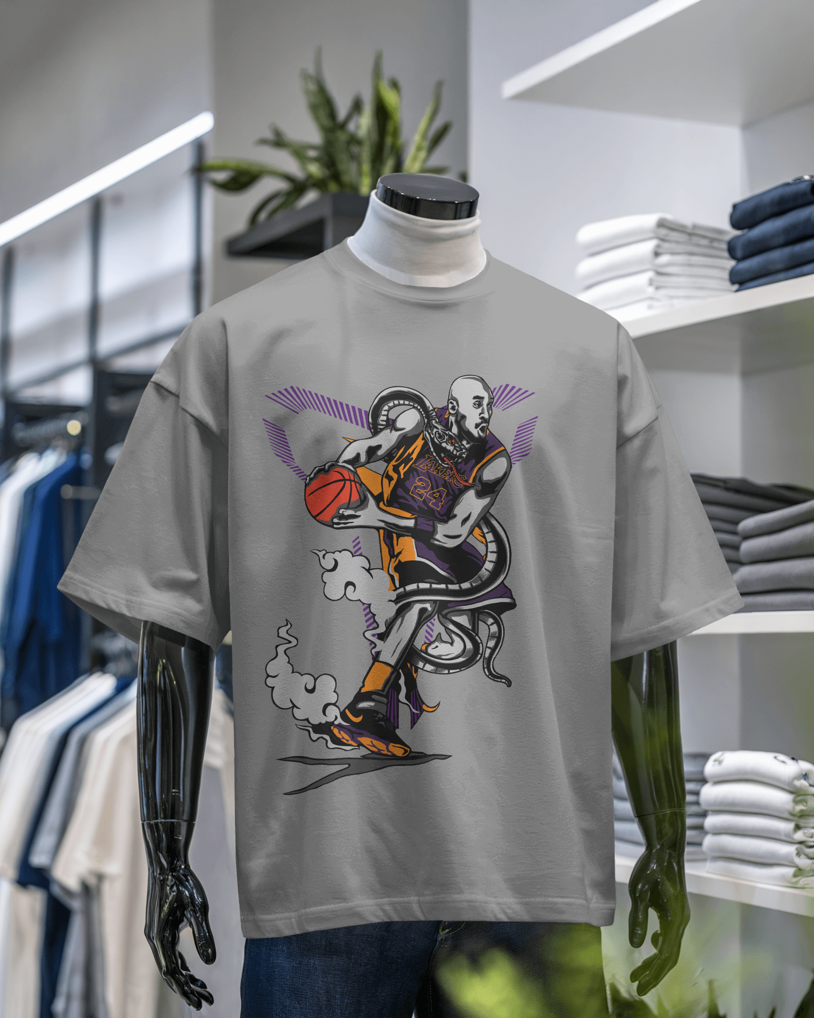 Kobe Bryant Basketball Legend Graphic T-Shirt