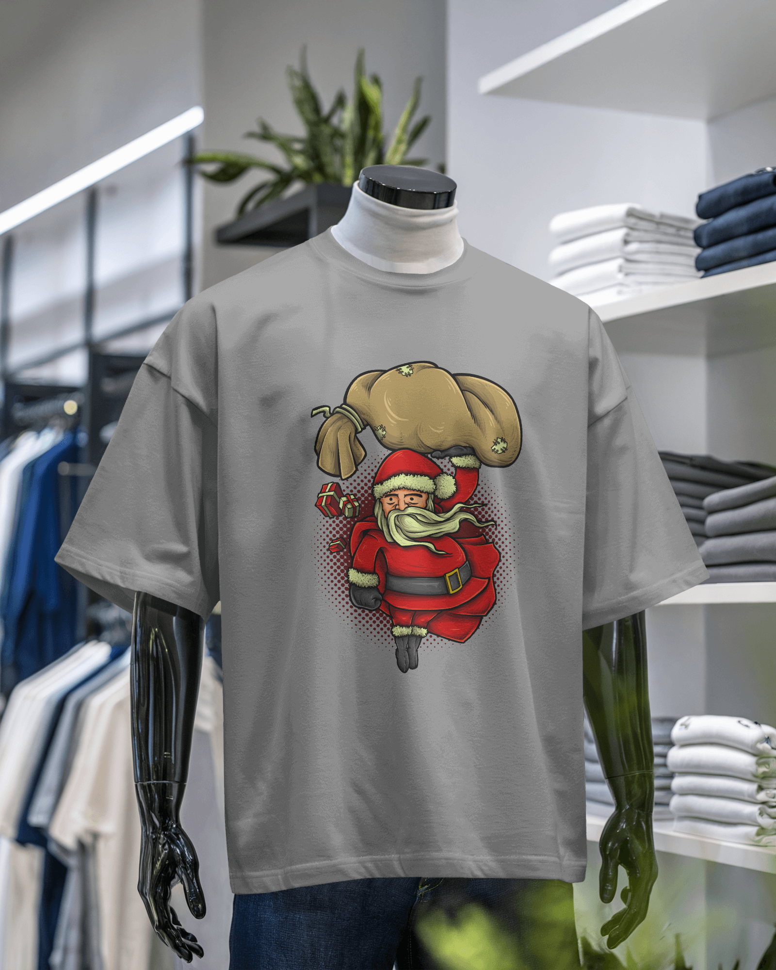 Santa Claus Graphic T-Shirt