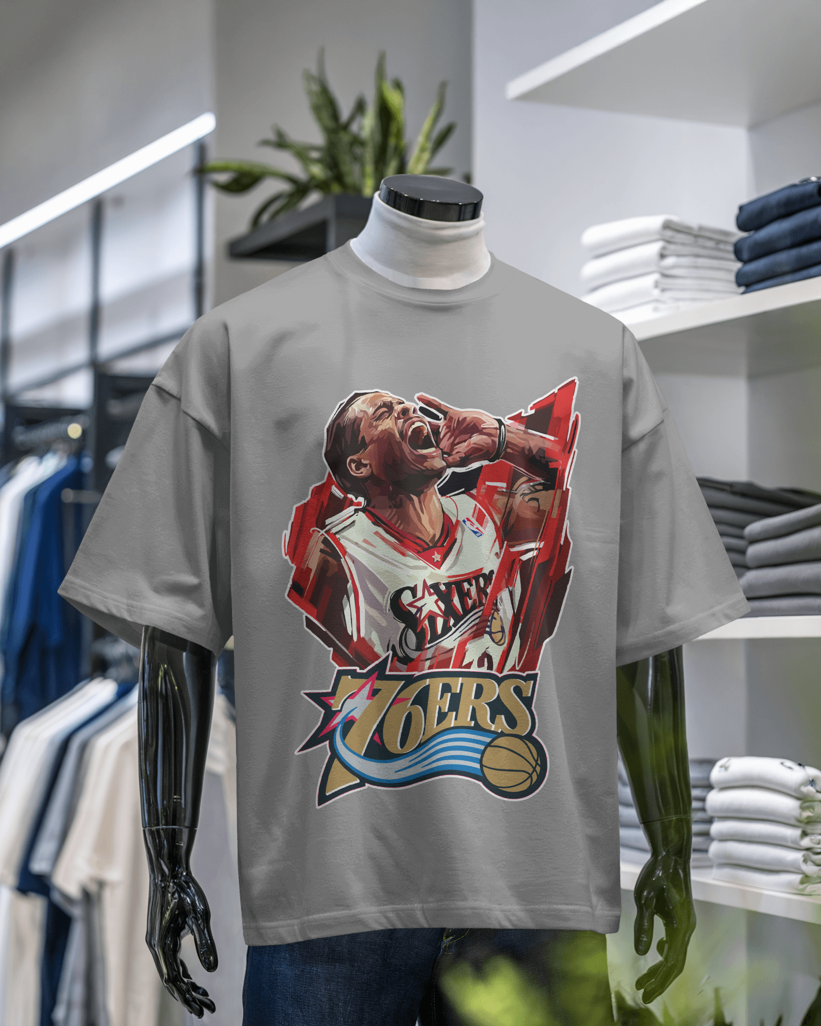 Sixers Basketball Graphic Tee