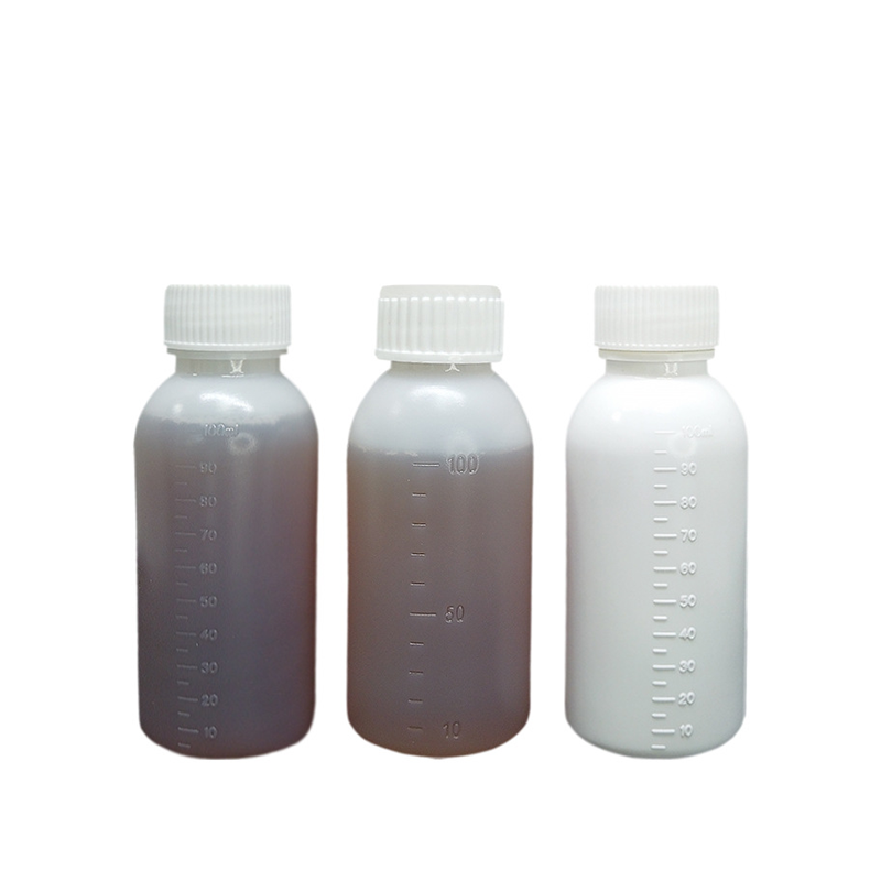 100ml semi transparent plastic bottle, medical liquid bottle used for oral liquid, medicine