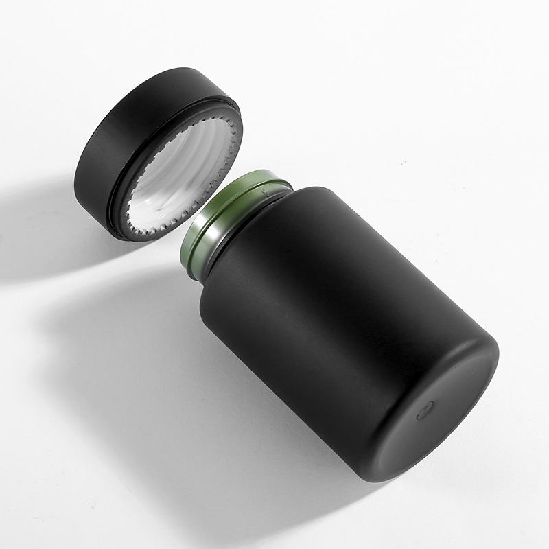 100ml| 120ml| 180ml High end acrylic capsule bottle, tablet containing bottle, fish oil bottle