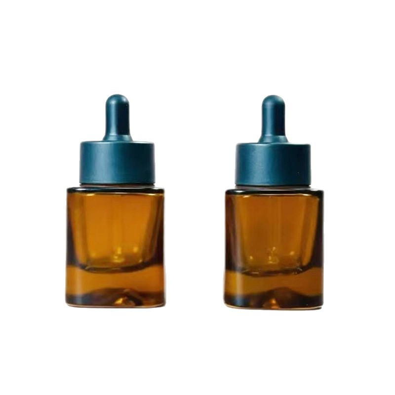 Amber plastic Dropper Bottles 30ml Essential oil bottles