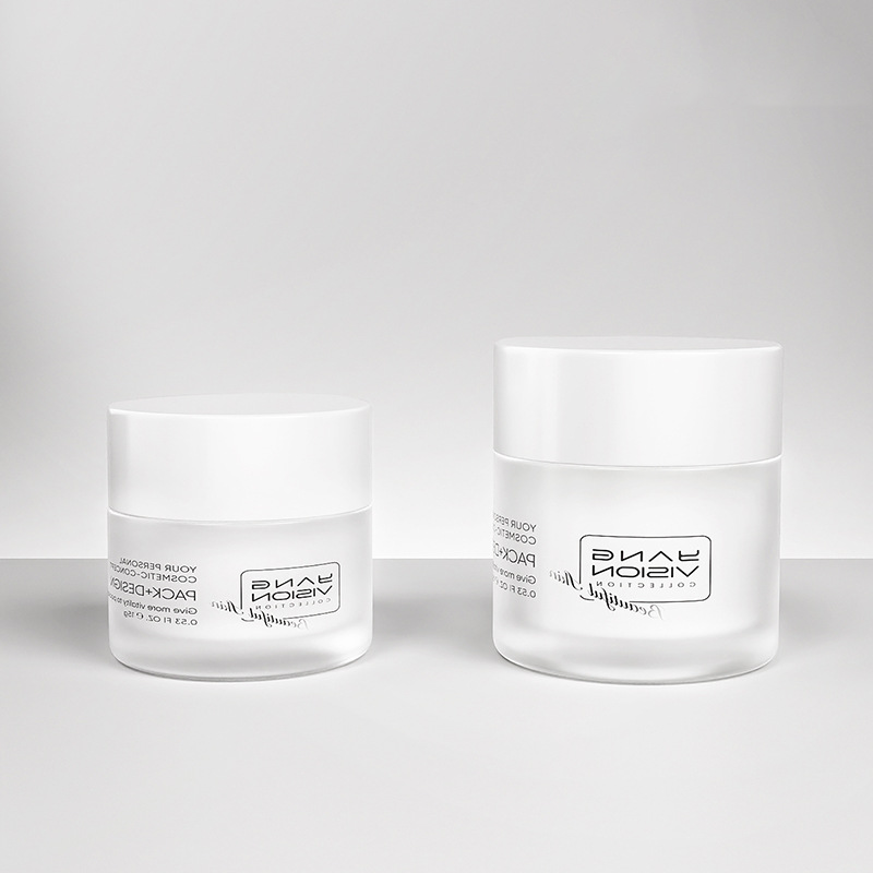 Frosted Cosmetic Jar,15g | 30g| 50g| Frosted, double-layer acrylic Cream Jars