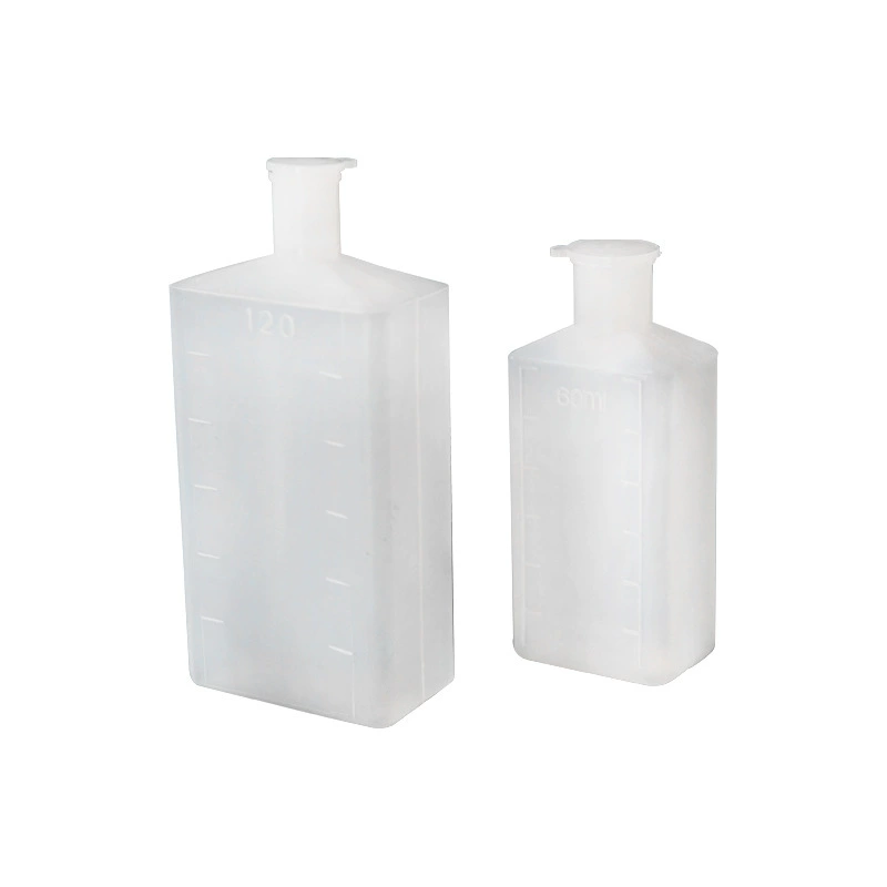 Custom medical plastic medicine bottles, liquid dispensing bottles, and graduated bottles