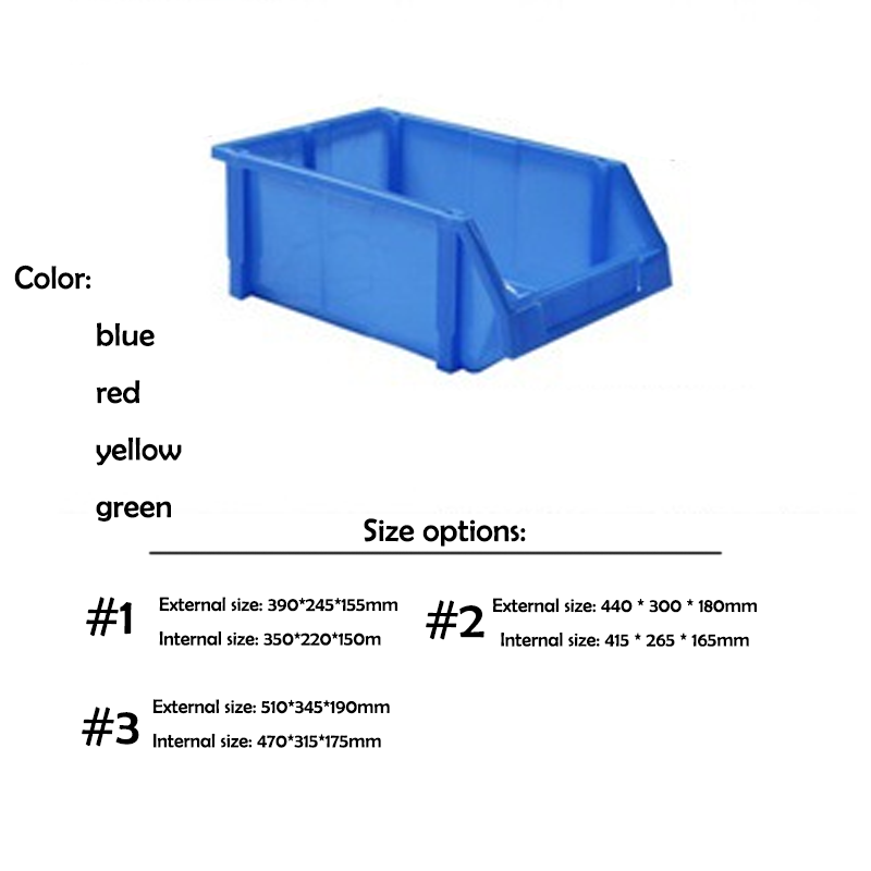 plastic slant mouth Parts box