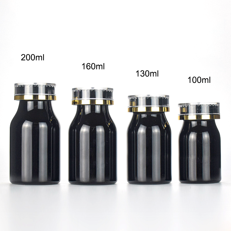 100ml| 1300ml| 160ml Health products, food, medicine plastic bottles, with pressure screw caps