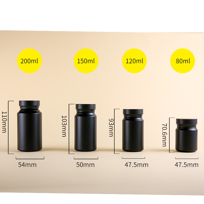 80ml-200ml Health products, Solid tablet bottling bottle, fish oil capsule bottles