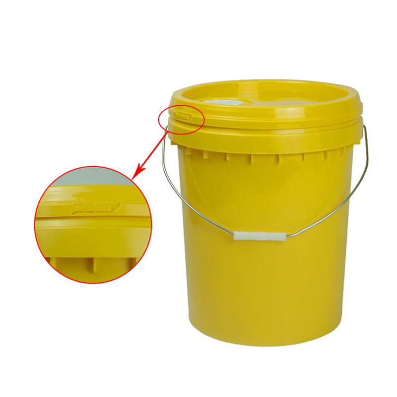 Plastic Bucket with Flat Lid&Oil Drum Lid Version