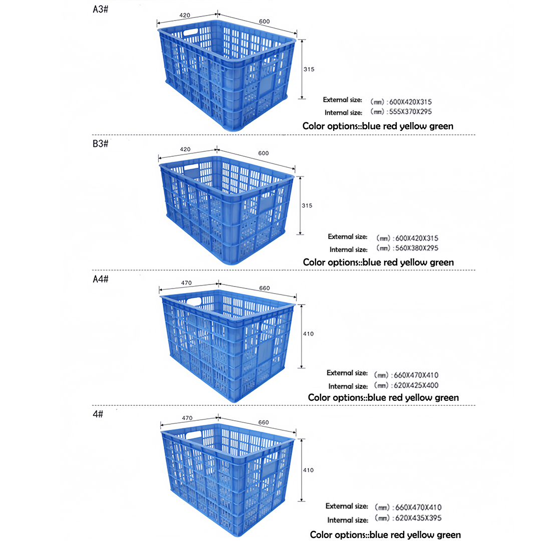 Plastic Storage Crates
