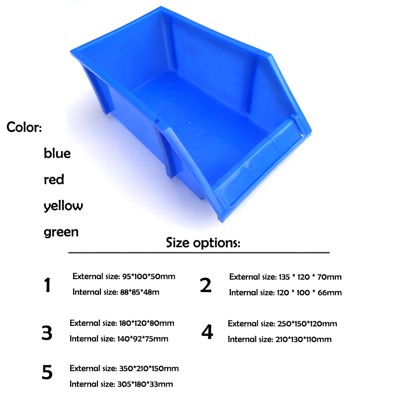 plastic slant mouth Parts box