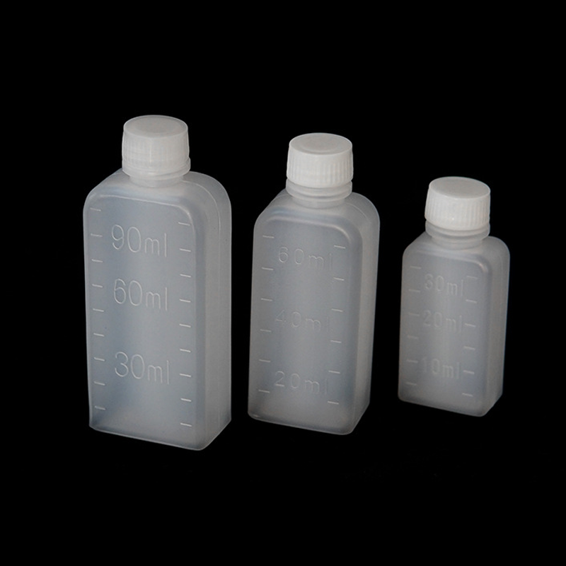 Custom medical plastic medicine bottles, liquid dispensing bottles, and graduated bottles