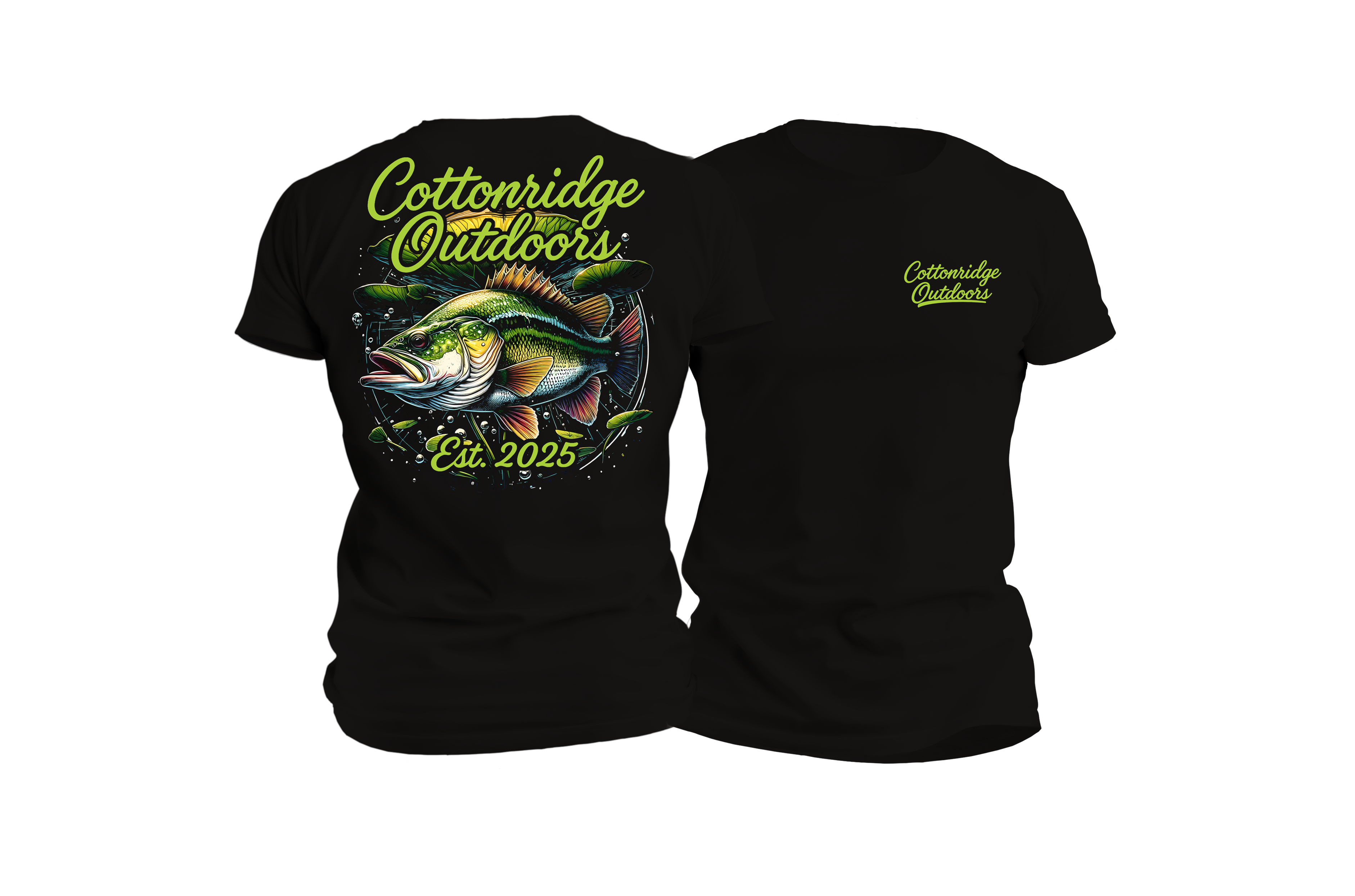 Cottonridge Outdoors bass Lilypad T-Shirt