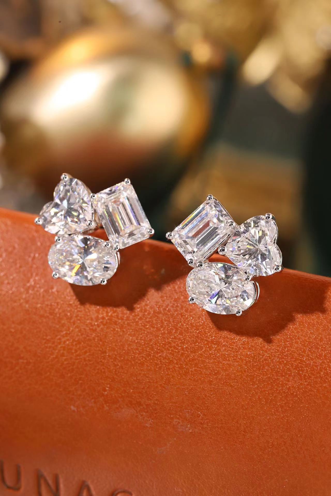 Trinity Brilliance · 3ct Lab Grown Diamond Trio Earrings | D-EL2375