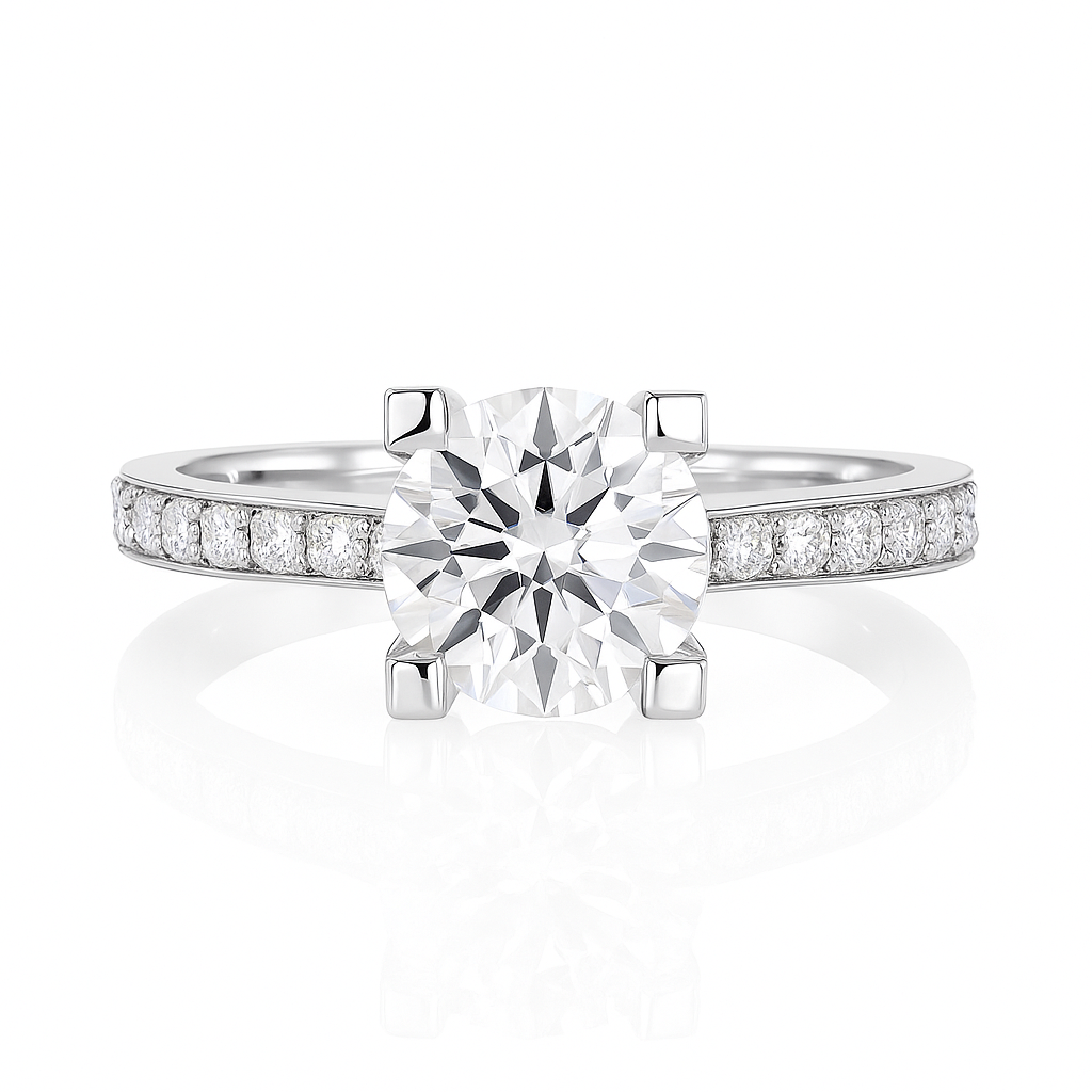 Signature Bull Head · 2ct Lab Grown Diamond Ring | Z-HL-R4685-4