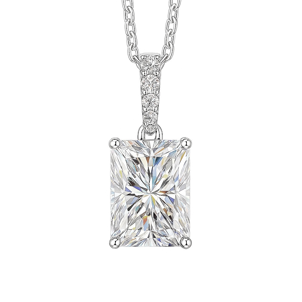 Radiant Grace · 2ct Lab Grown Diamond Pendant Necklace | Z-HL-P5242-1