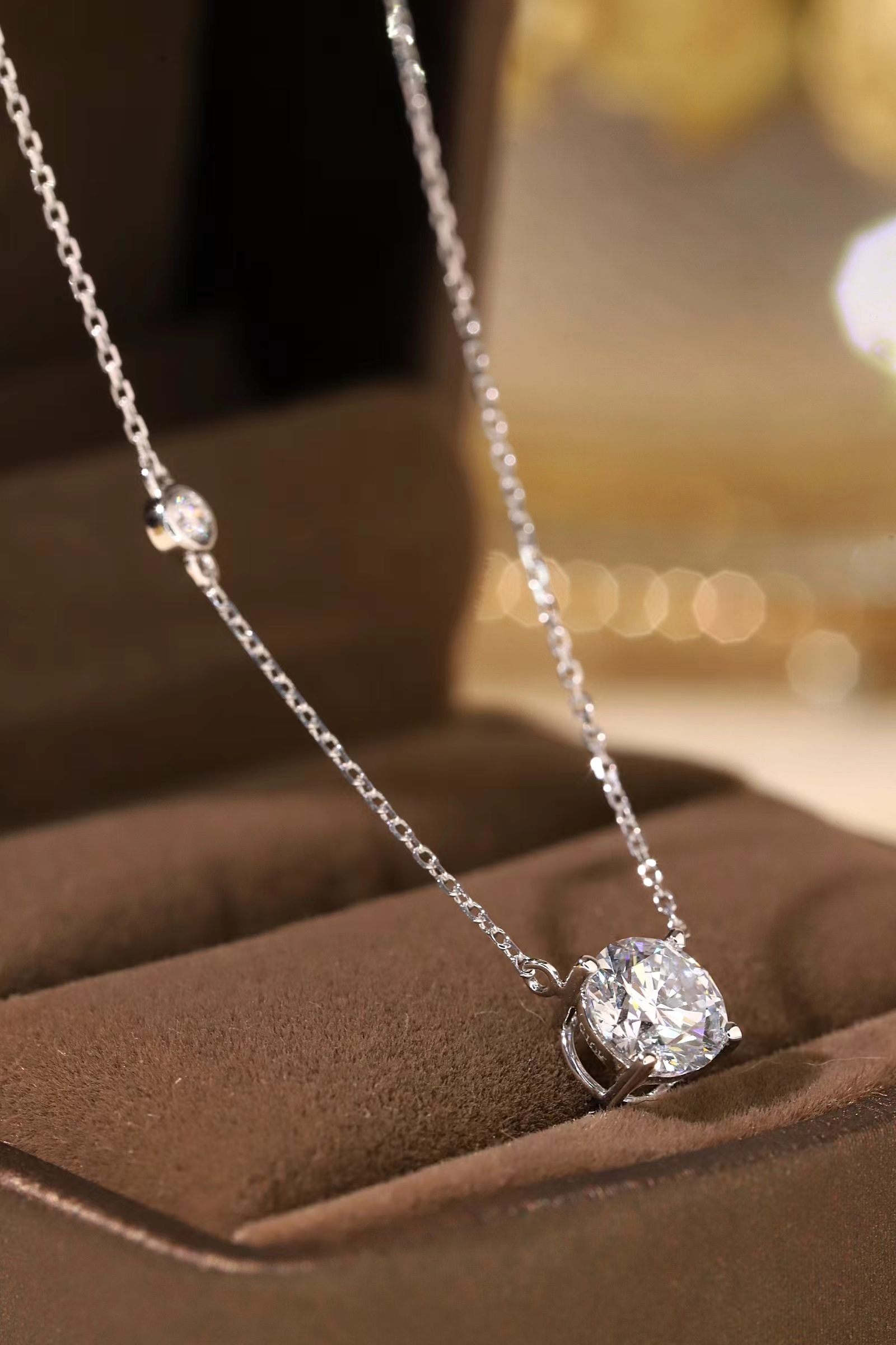 1.13ct 10K Gold Lab-Grown Diamond Necklace HL-N1731