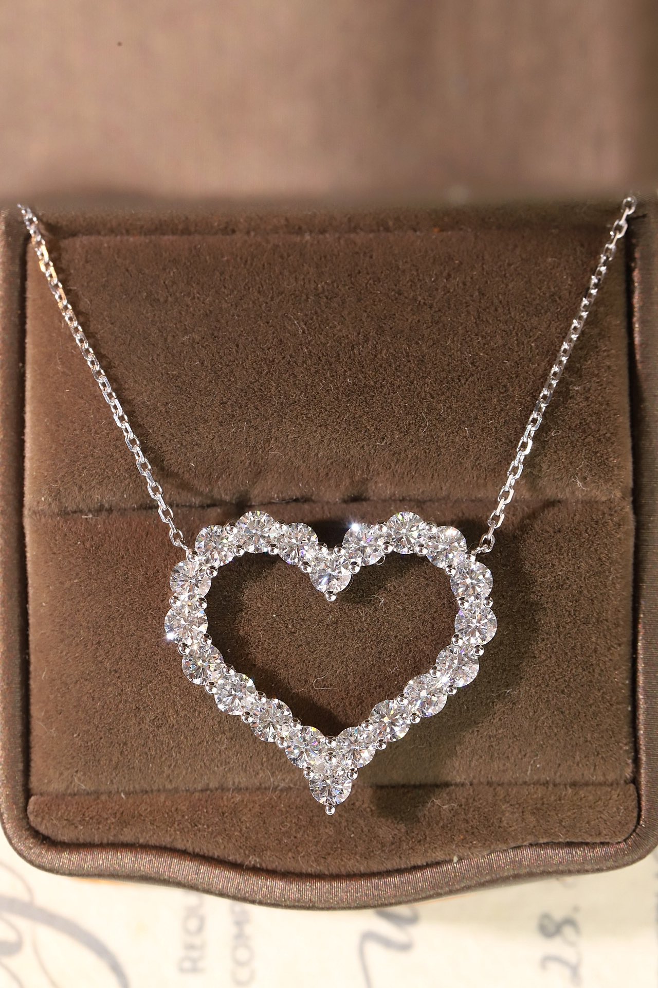  Eternal Love · 1ct / 3ct / 5ct Lab Grown Heart Cut Diamond Necklace Collection | HL-N0895 Series