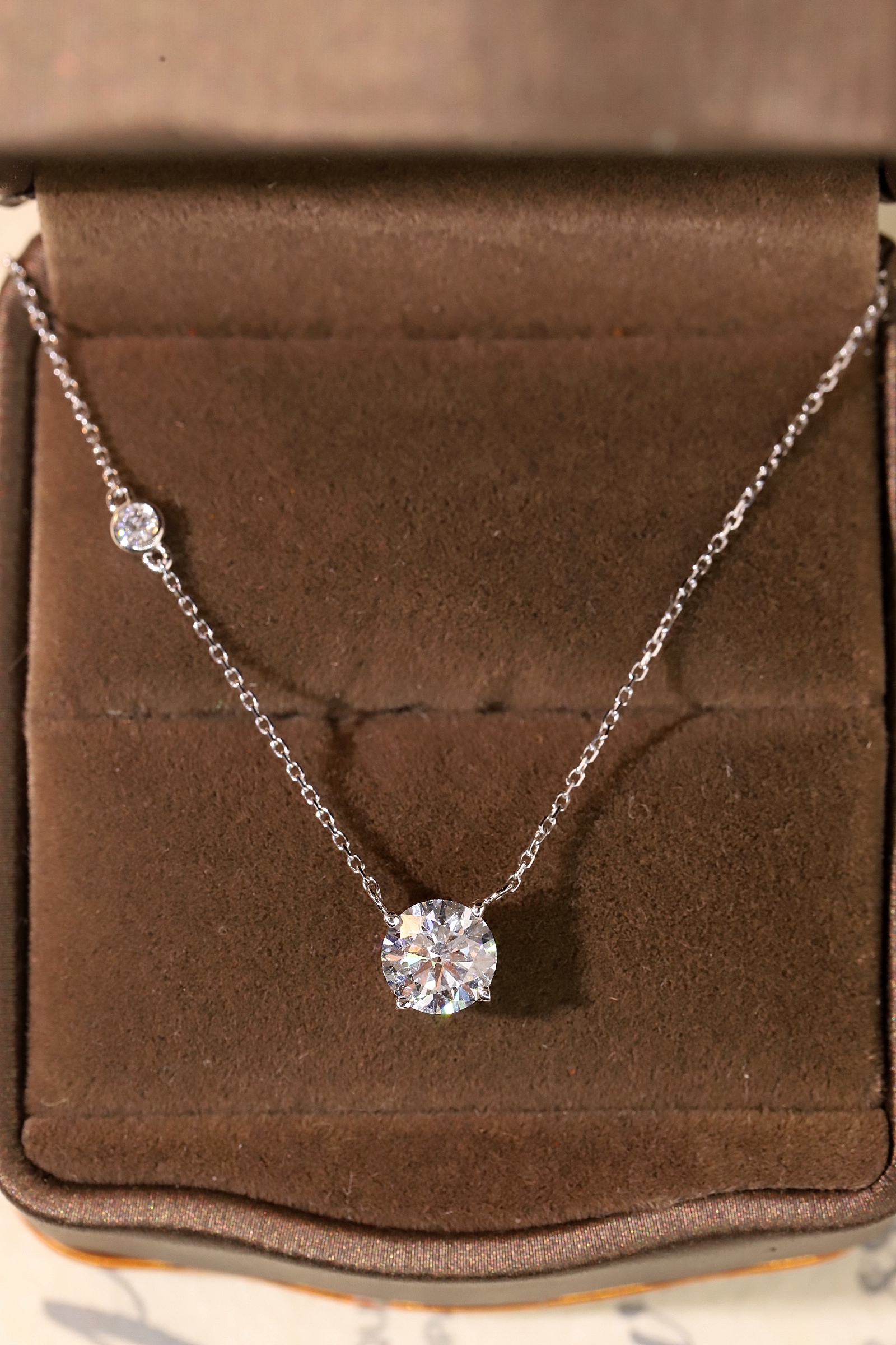 1.13ct 10K Gold Lab-Grown Diamond Necklace HL-N1731