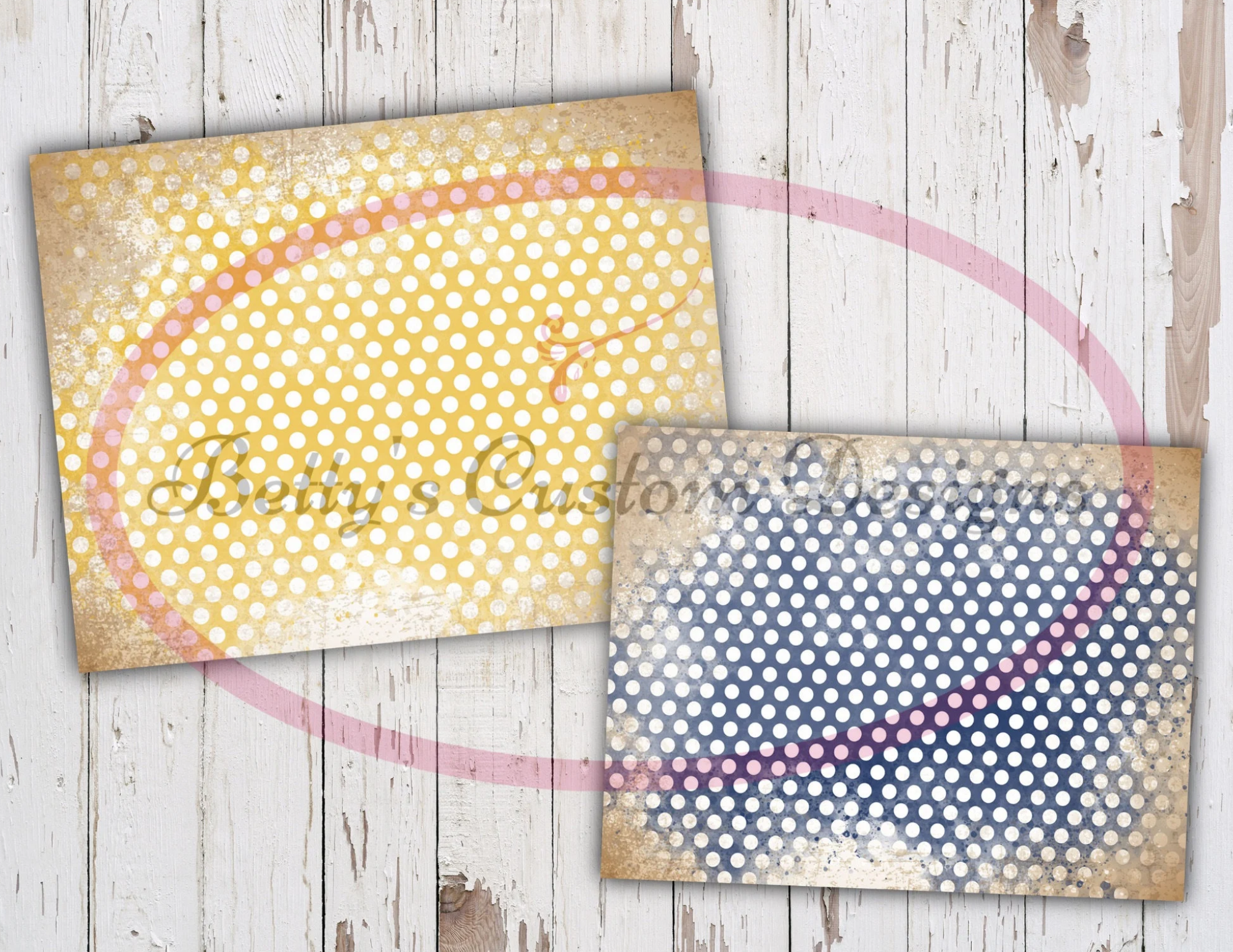 Grungy Yellow & Blue Nautical Junk Journal Kit - Digital Paper Prints - Scrapbook - Vintage Books - Ephemera - Paper - Journal Pages