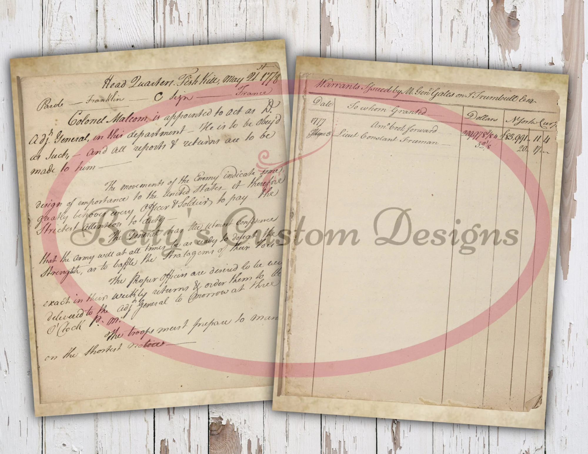 Vintage - Antique  Paper - Notebook - Invoices - Ledgers - Journals - Antique Script - Vintage Script - Letter - Digital - Junk Journal