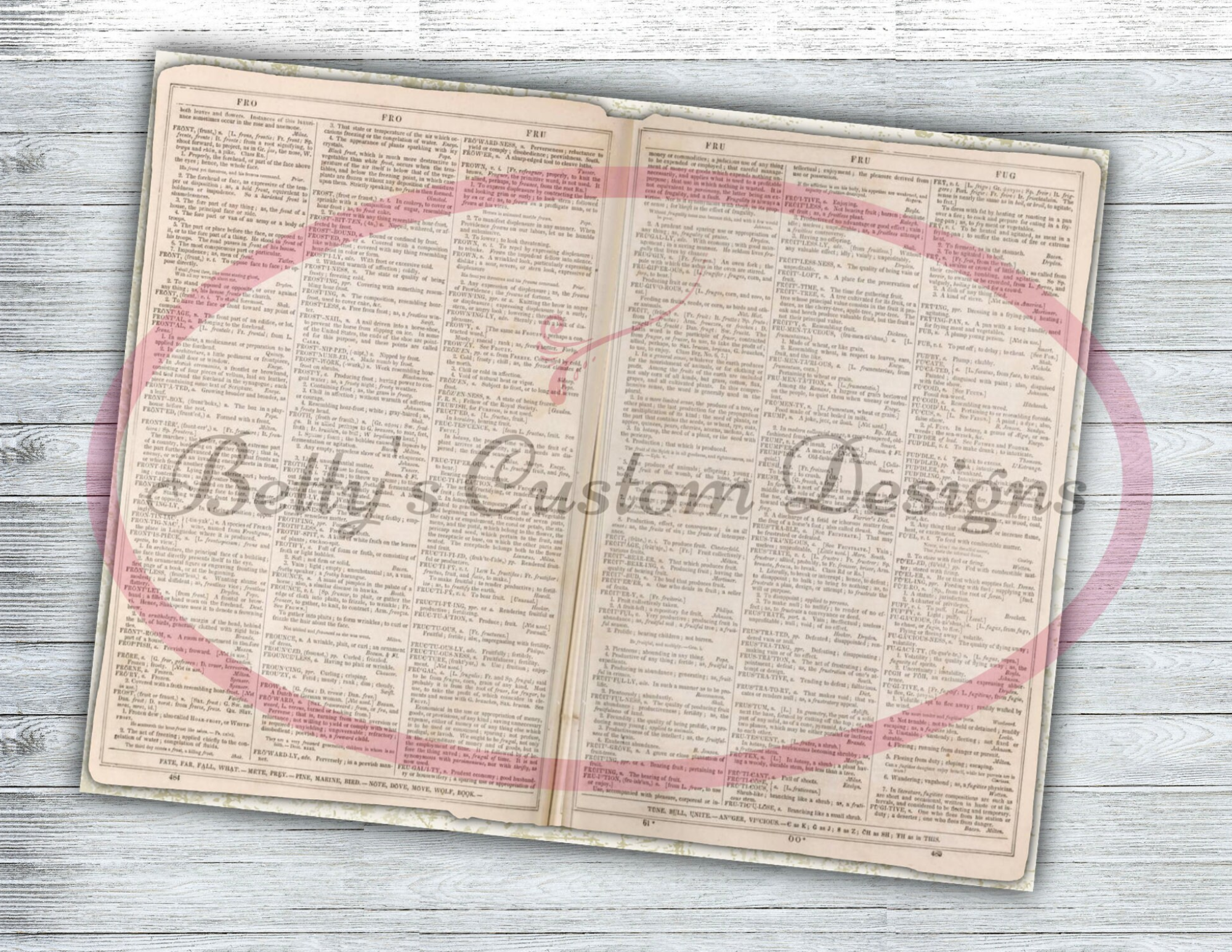 Vintage  Dictionary Pages - Notebook - Lined - Dot - Grid - Printable Paper - 8.5 x 11 inch - Ephemera - Digital - Junk Journal